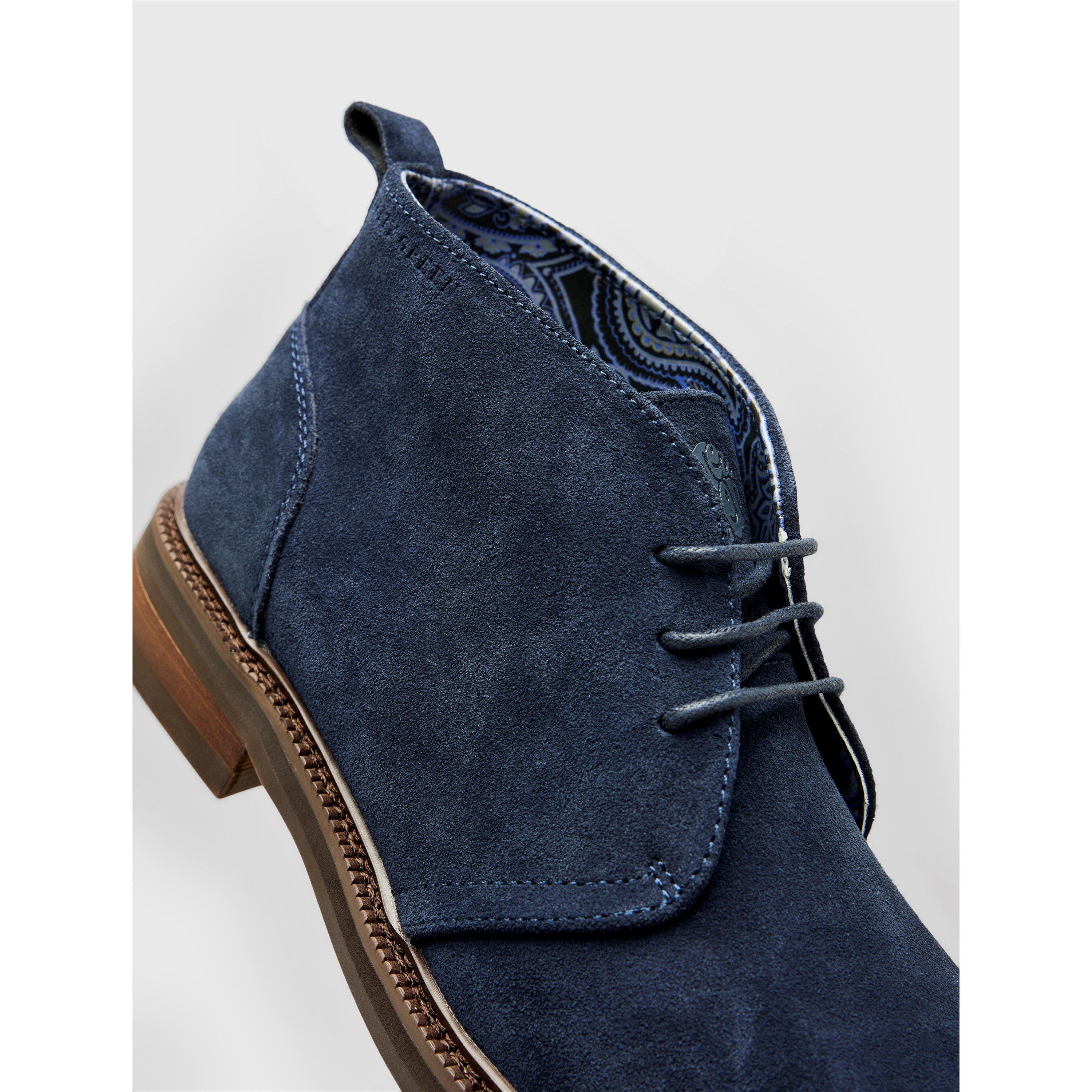 Marineblau - Pretty Green - Men's Handley Chukka Boots - 3