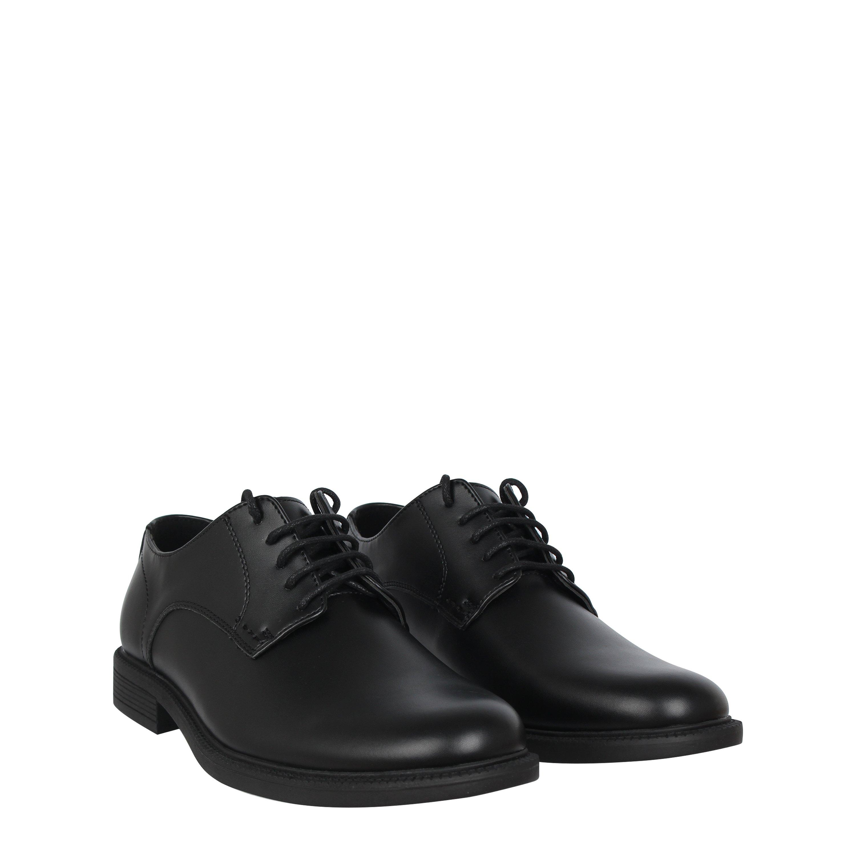 Black - Giorgio - Lace Up Derby Shoes Mens - 3