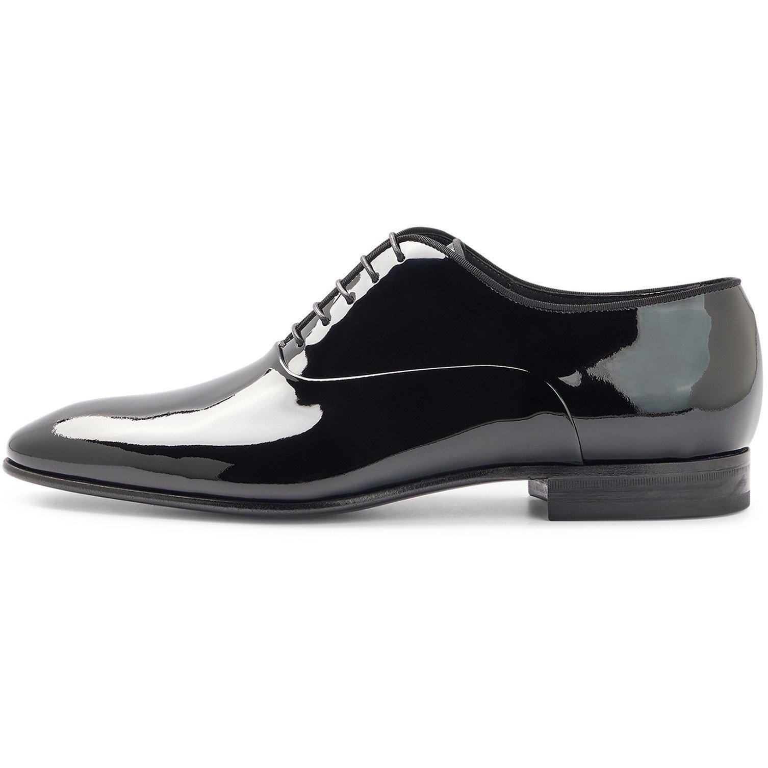 Black - Boss - Men's Evening Oxford Derby Shoes - 2