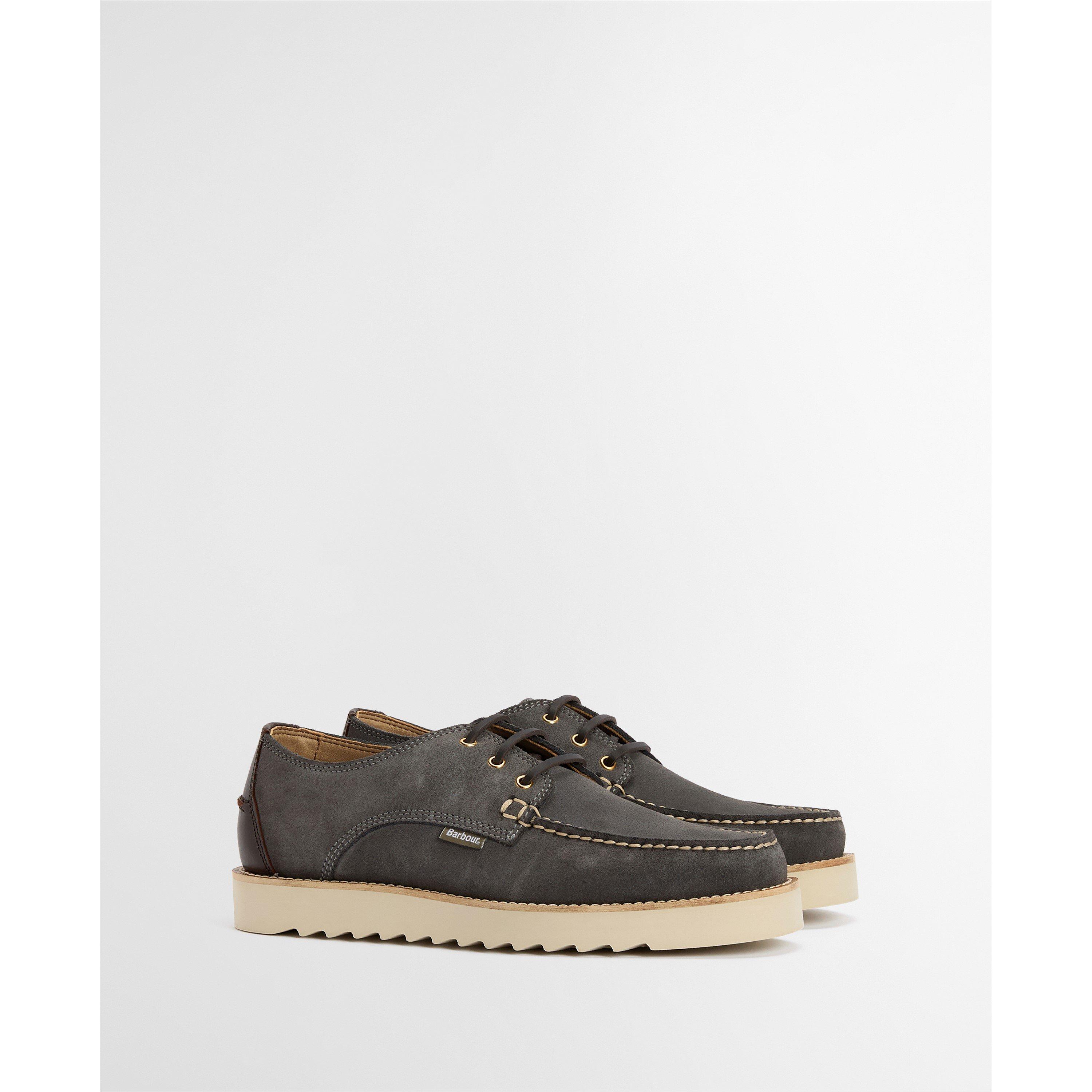 GY19 Slate Grey - Barbour - Mens Aydon Derby Shoes - 2