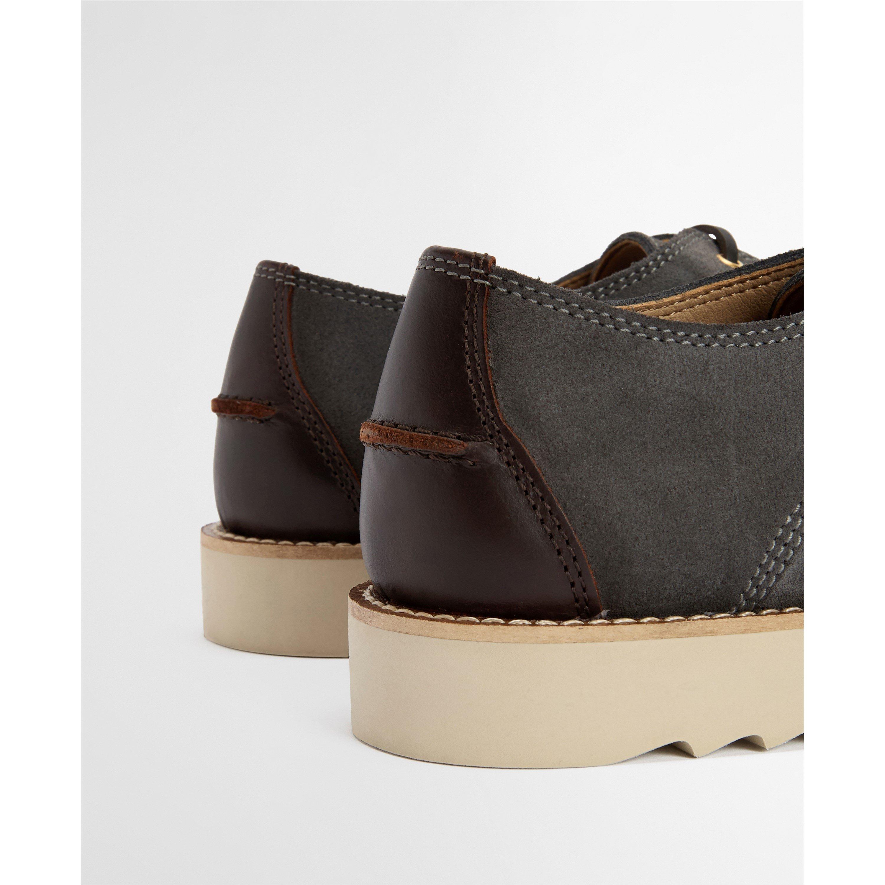 GY19 Slate Grey - Barbour - Mens Aydon Derby Shoes - 4