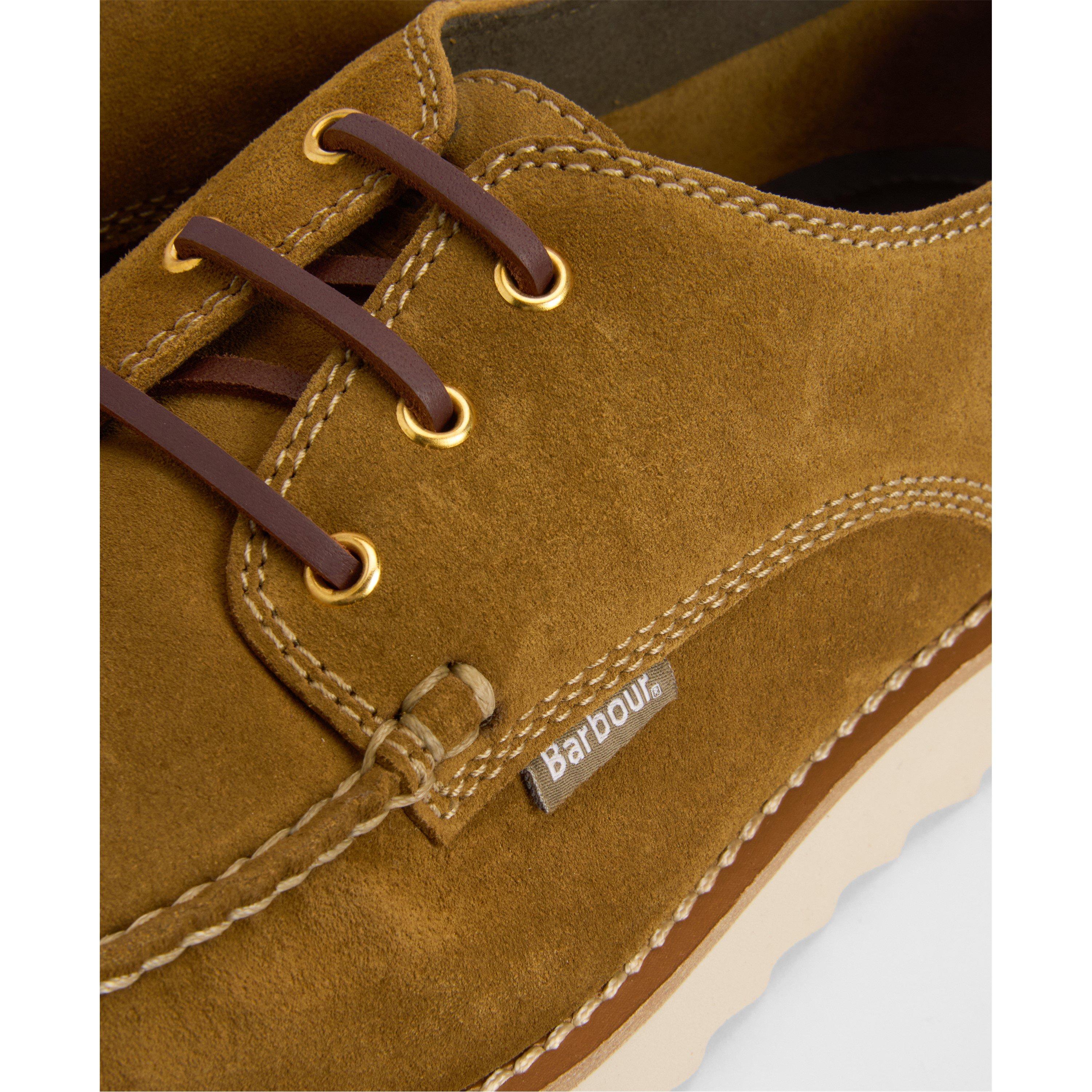 BR13 Tffe Suede - Barbour - Mens Aydon Derby Shoes - 6