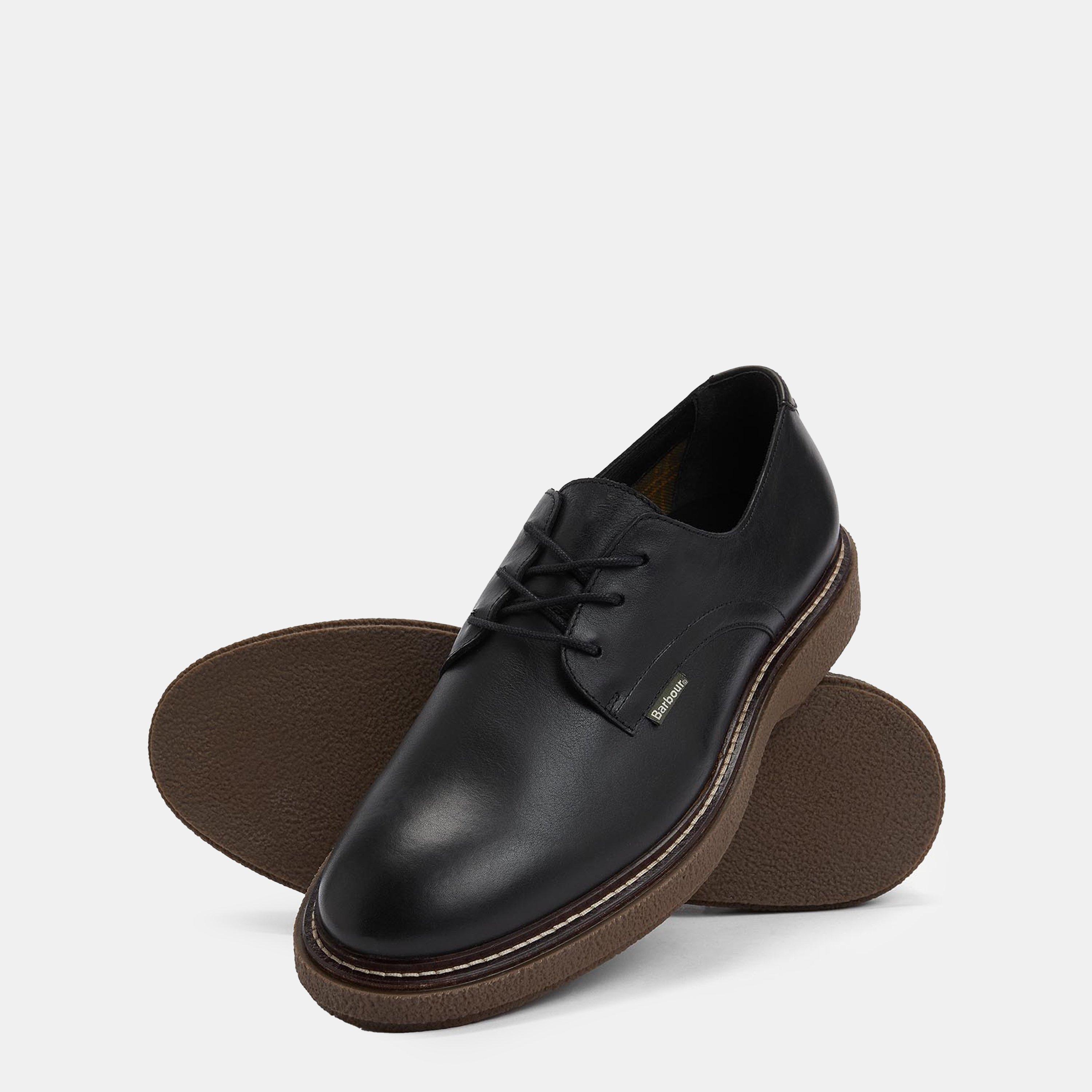 Black BK51 - Barbour - Men's Harefield Derby Shoes - 5