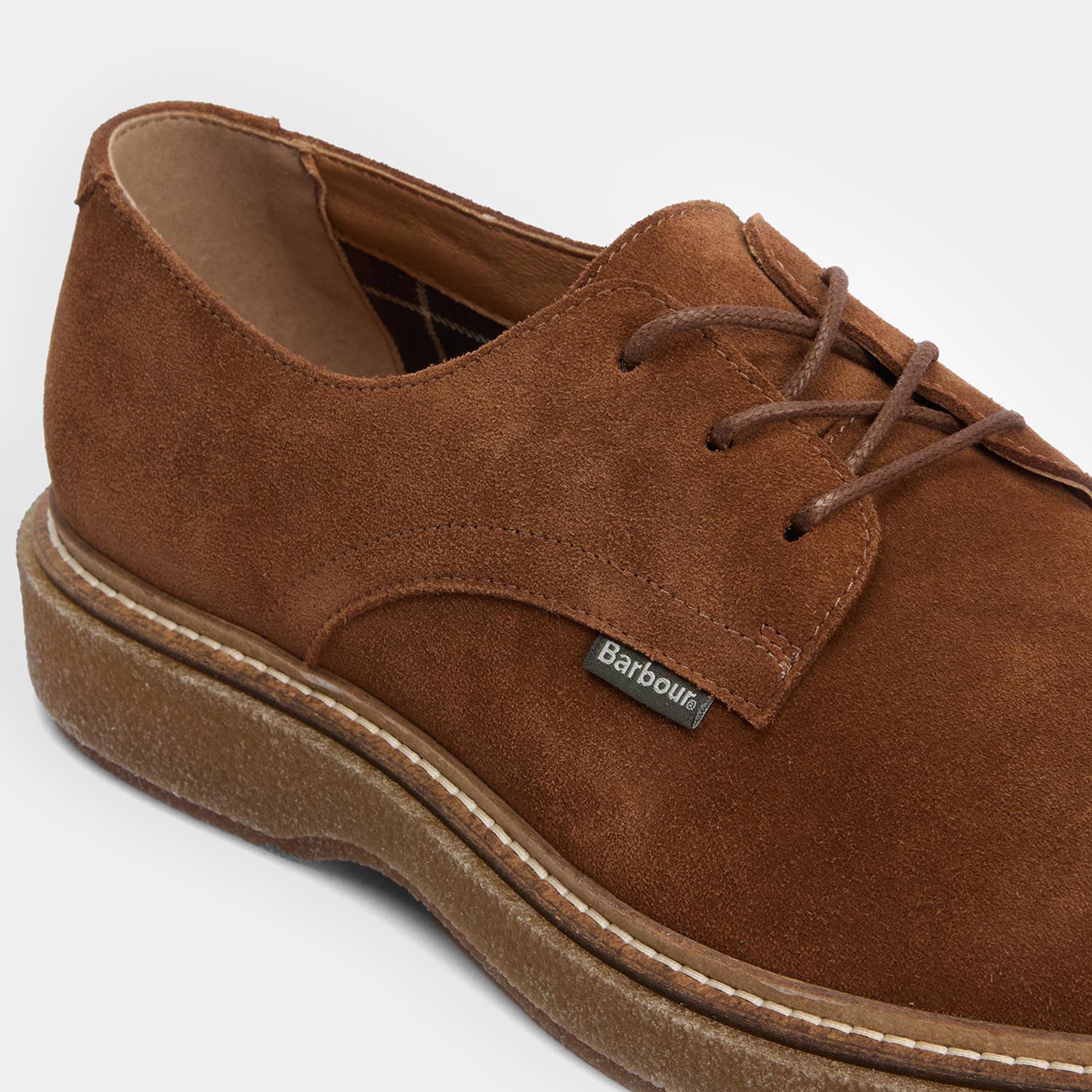 Toffee Br15 - Barbour - Men's Harefield Derby Shoes - 4