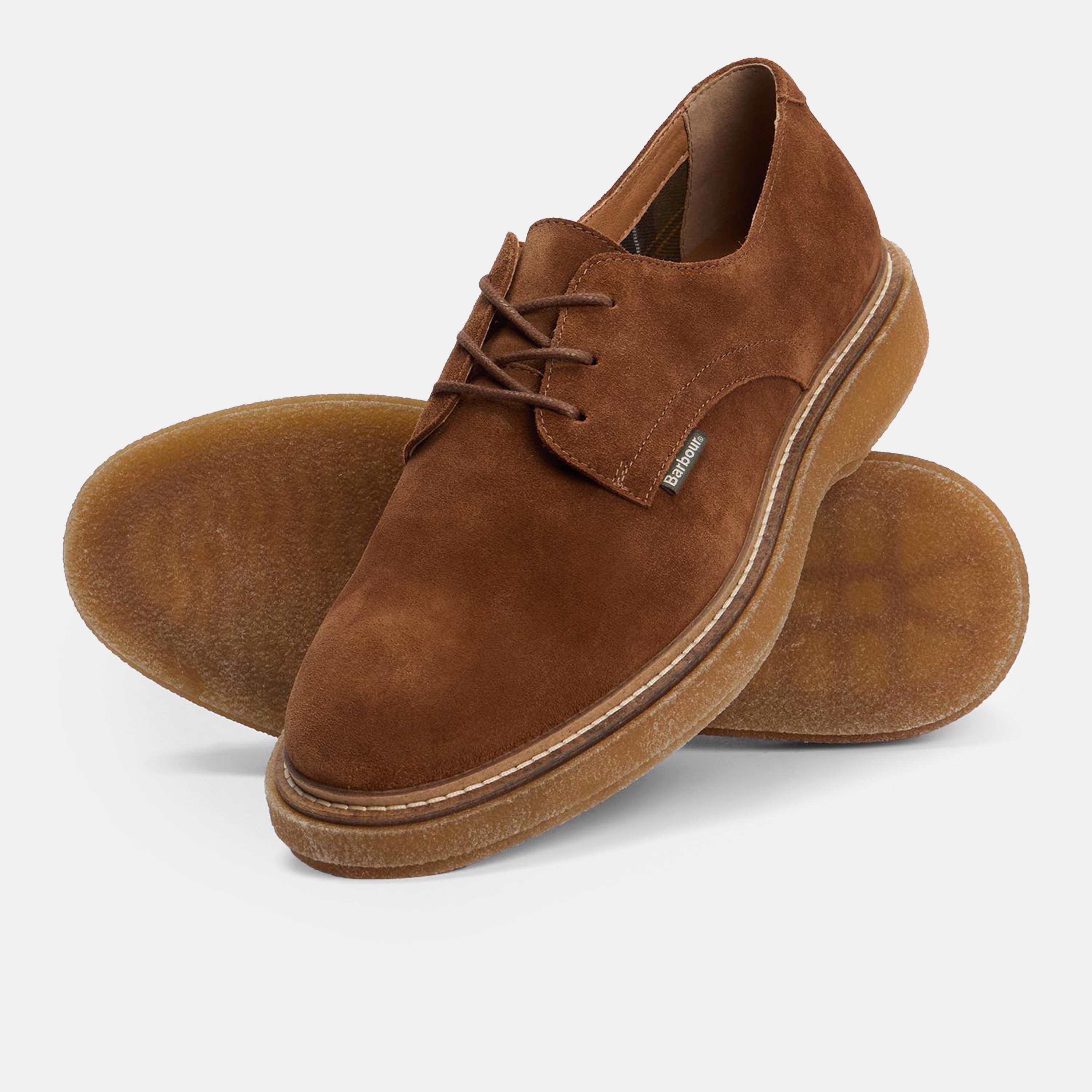 Toffee Br15 - Barbour - Men's Harefield Derby Shoes - 6