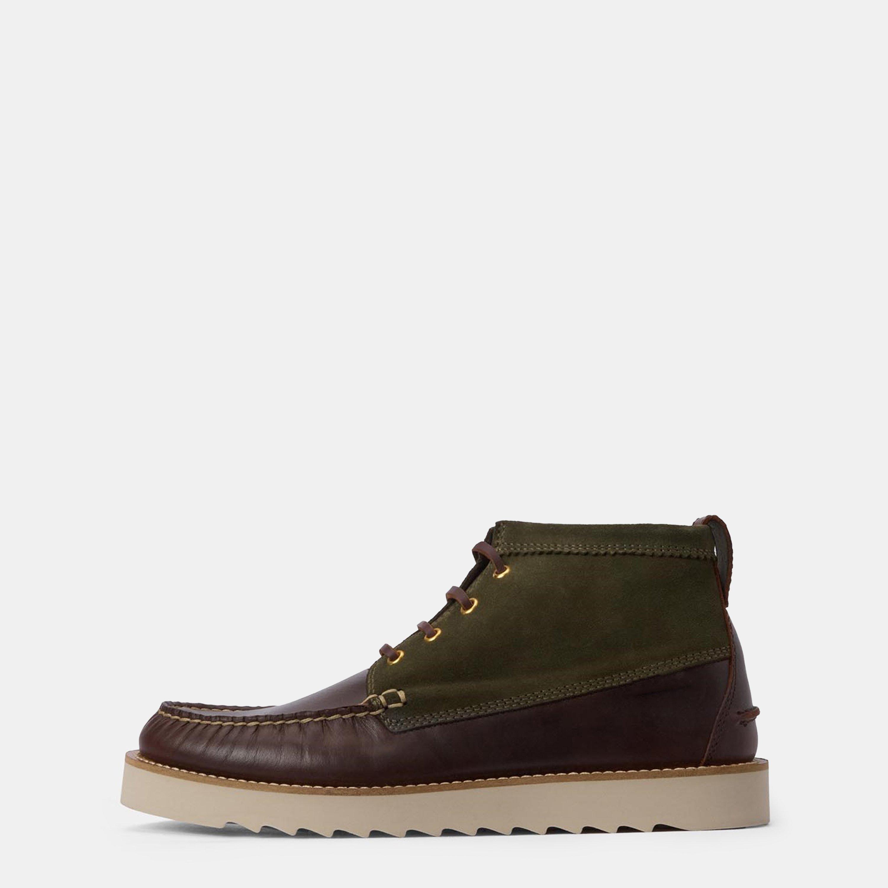Olive/Brwn OL32 - Barbour - Men's Hadston Chukka Boots - 2