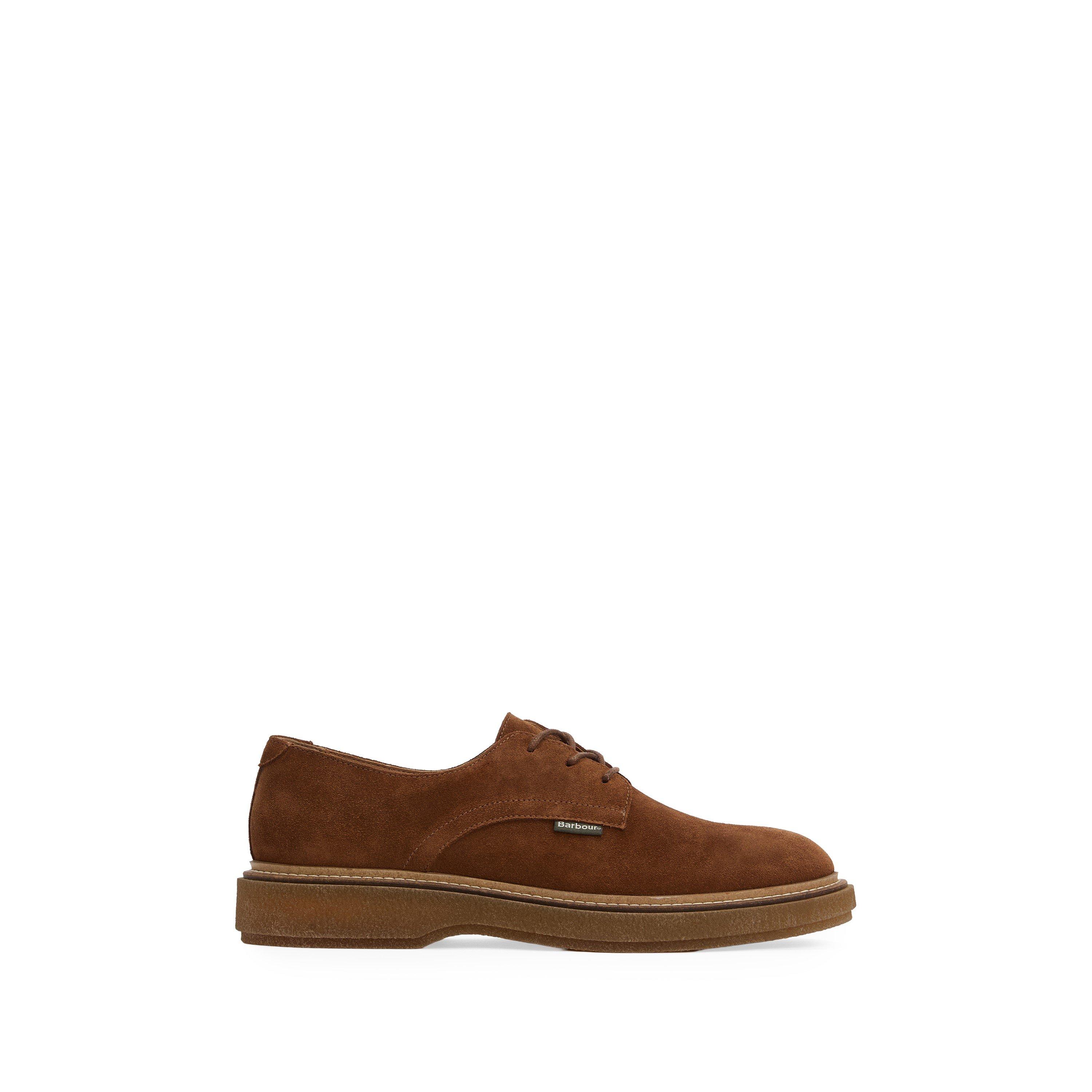 BR15 Tffe Suede - Barbour - Mens Harefield Derby Shoes - 1