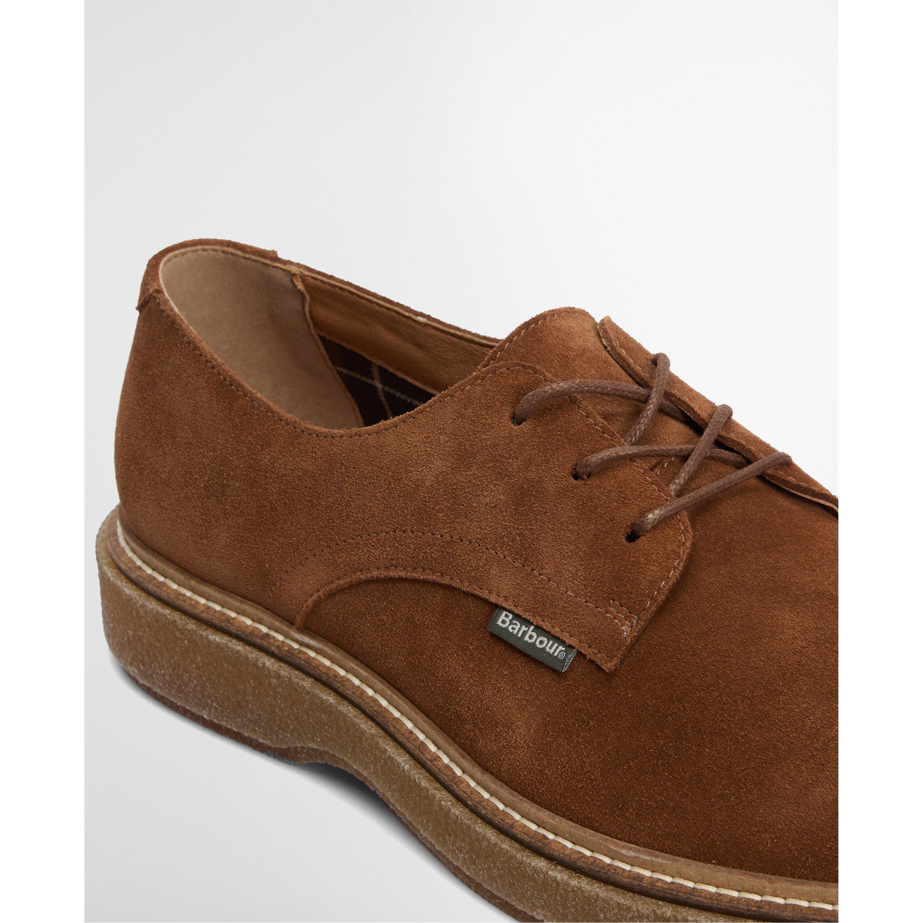 BR15 Tffe Suede - Barbour - Mens Harefield Derby Shoes - 5