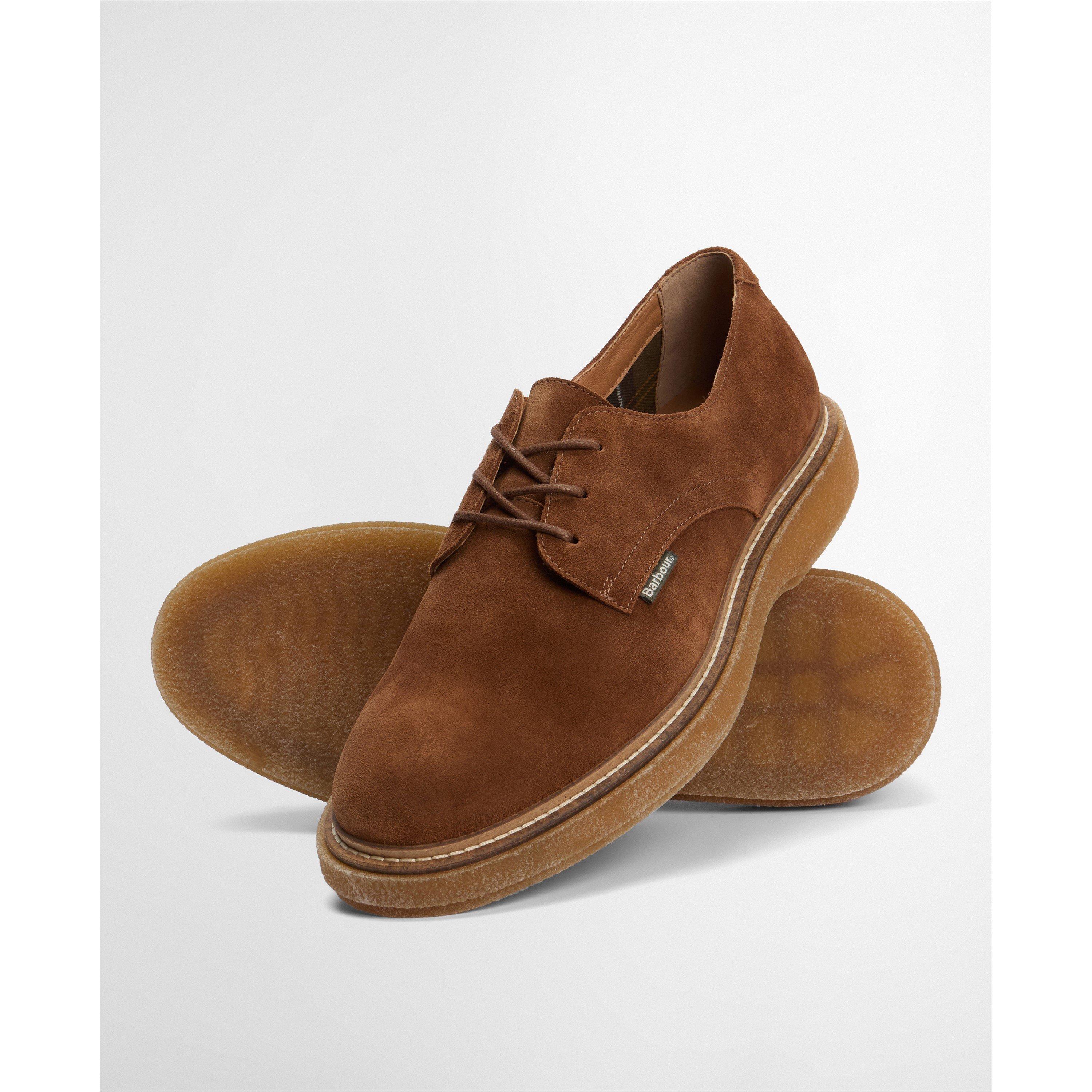 BR15 Tffe Suede - Barbour - Mens Harefield Derby Shoes - 6