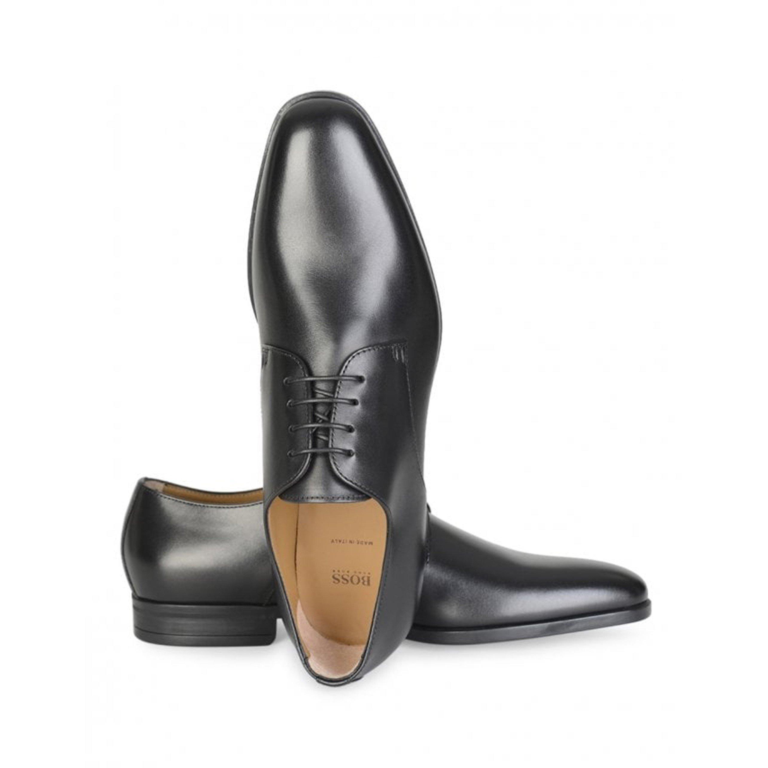 Black - Boss - Men's Kensing Derby Shoes - 3