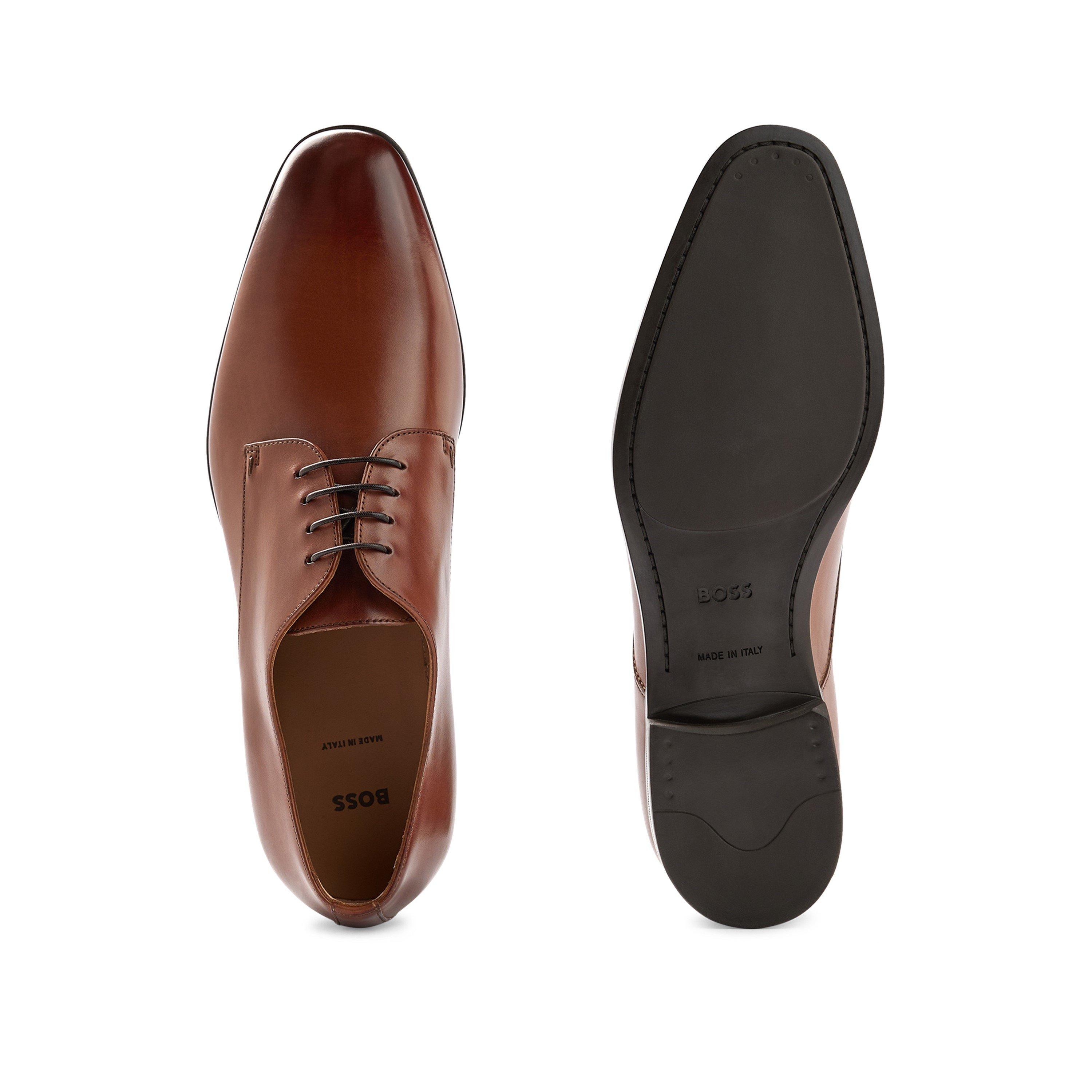 Srednje smeđa - Boss - Men's Kensing Derby Shoes - 4