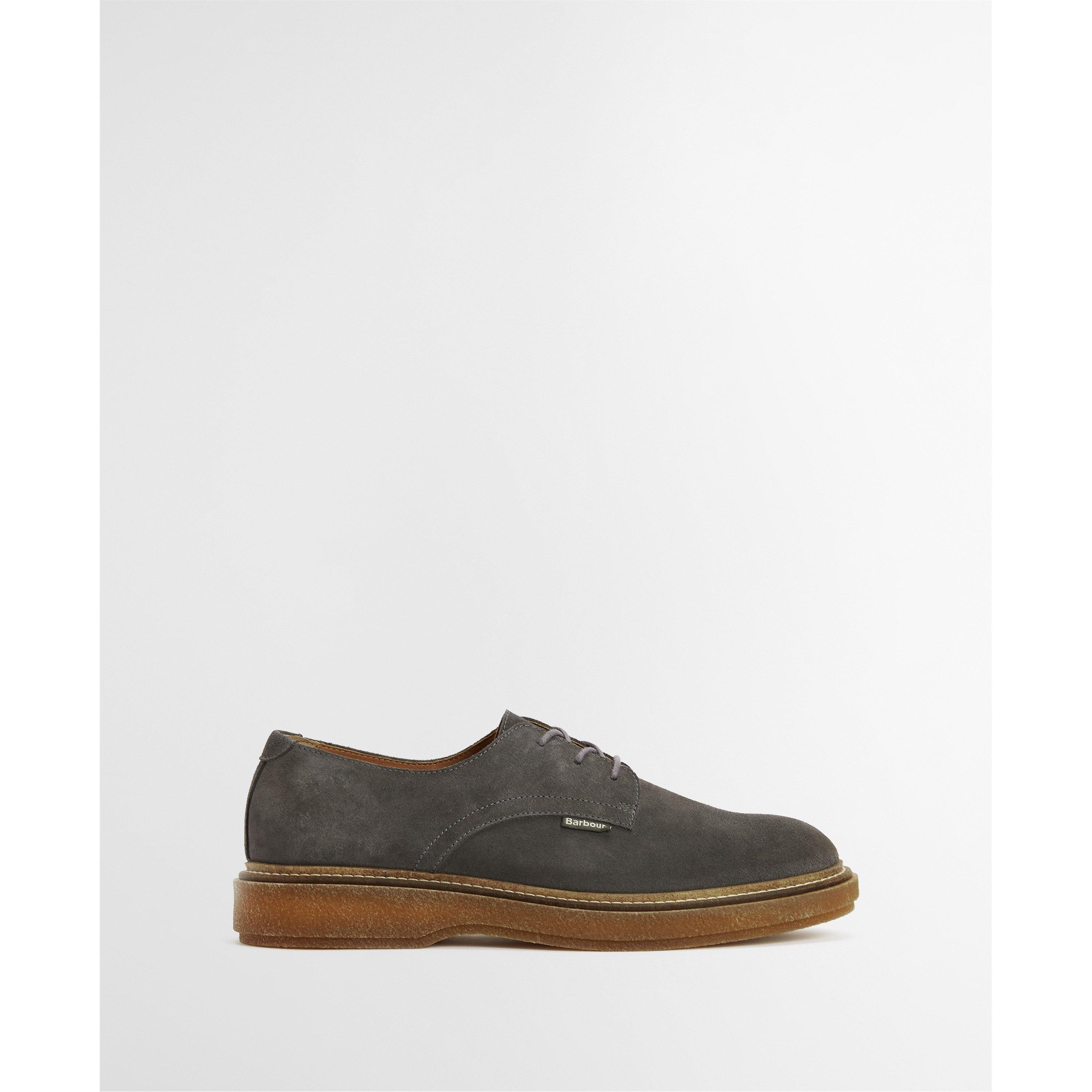 GY19 Slate Grey - Barbour - Mens Harefield Derby Shoe - 1