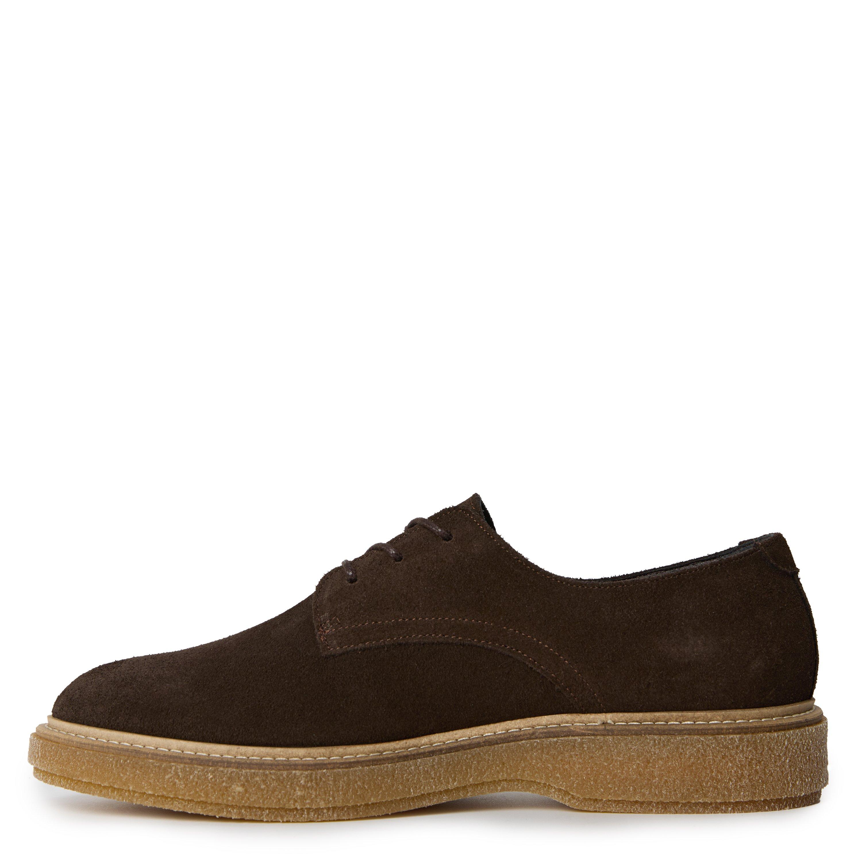 Choc Suede - Barbour - Mens Harefield Derby Shoe - 2