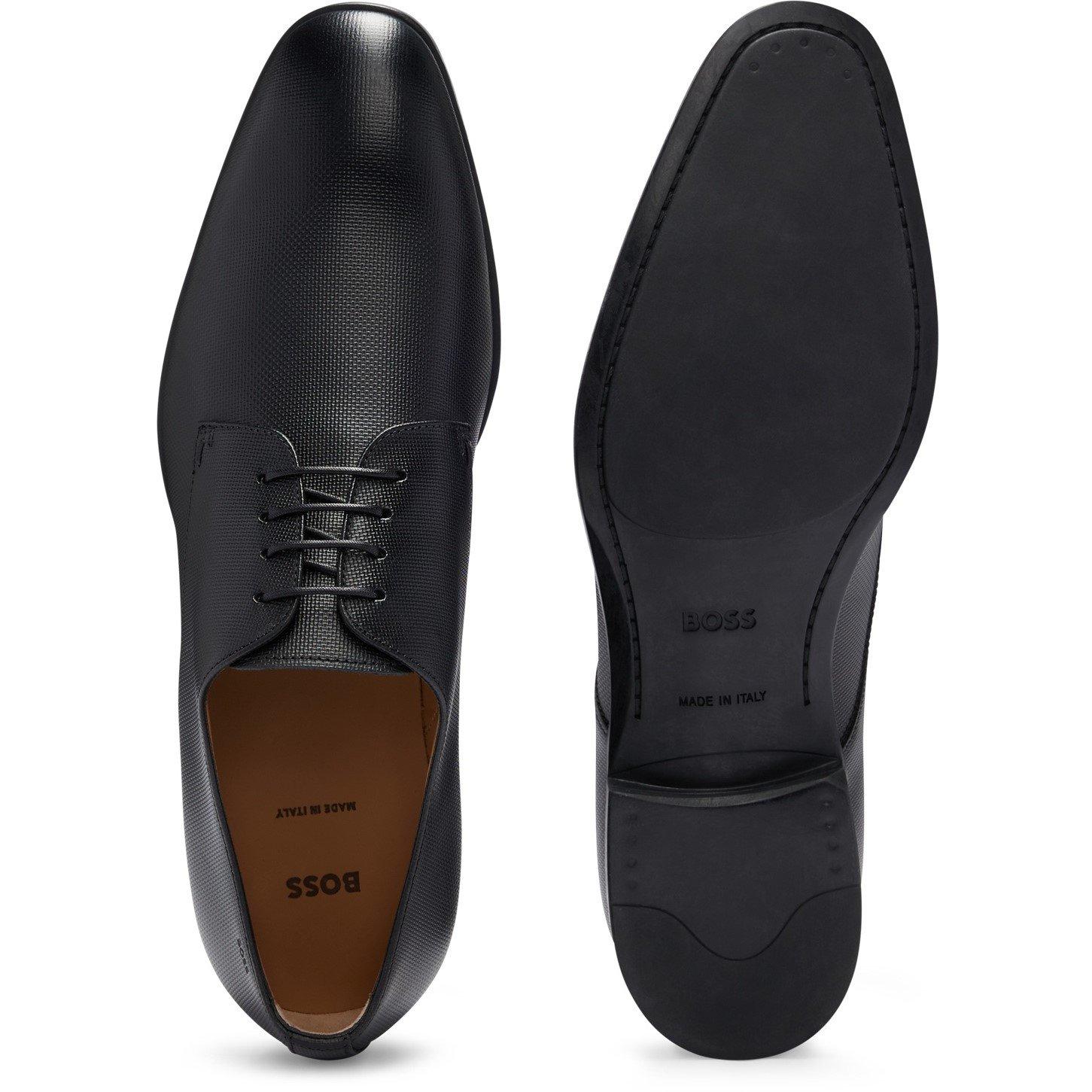 Black - Boss - Men's Kensing Derby Shoes - 4