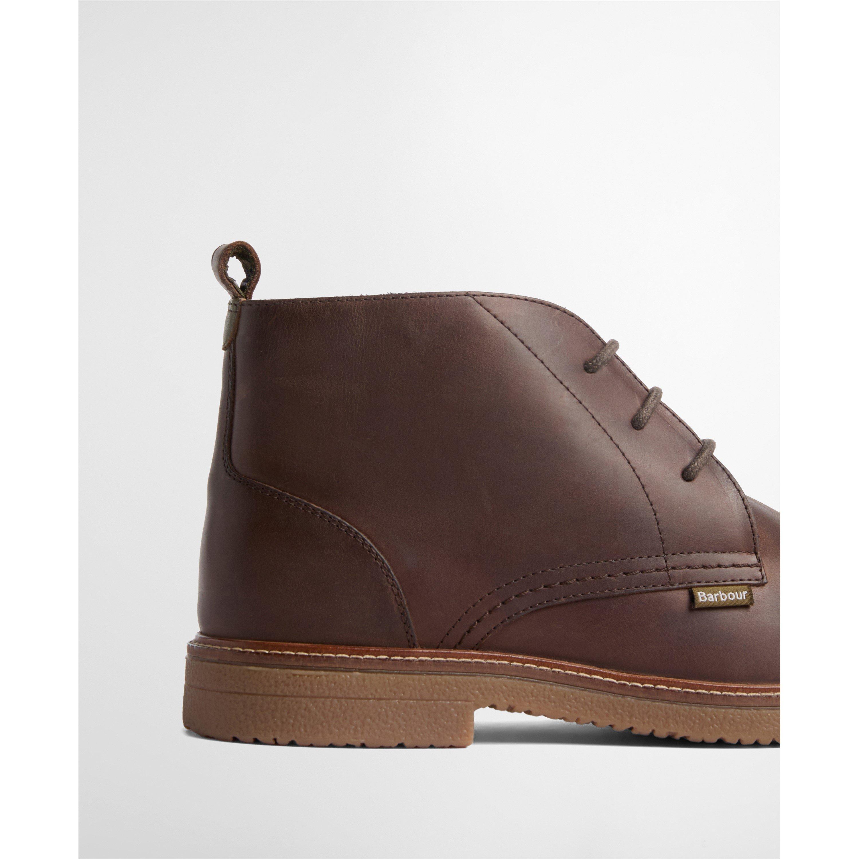 BR98 Dark Brown - Barbour - Mens Kirkstone Desert Boots - 5