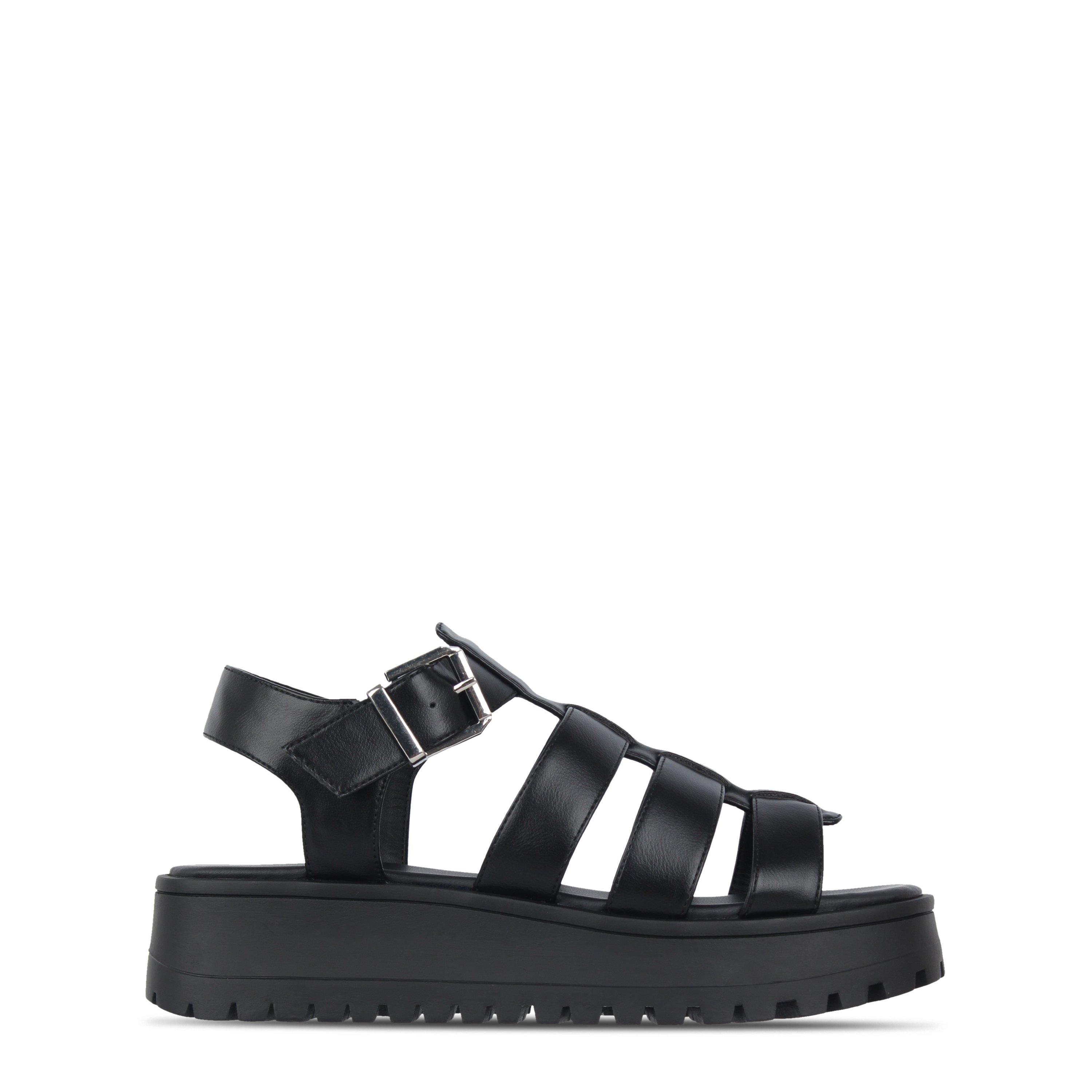 Jack Wills Women's Gladiator Sandals - Black - 8 (41)