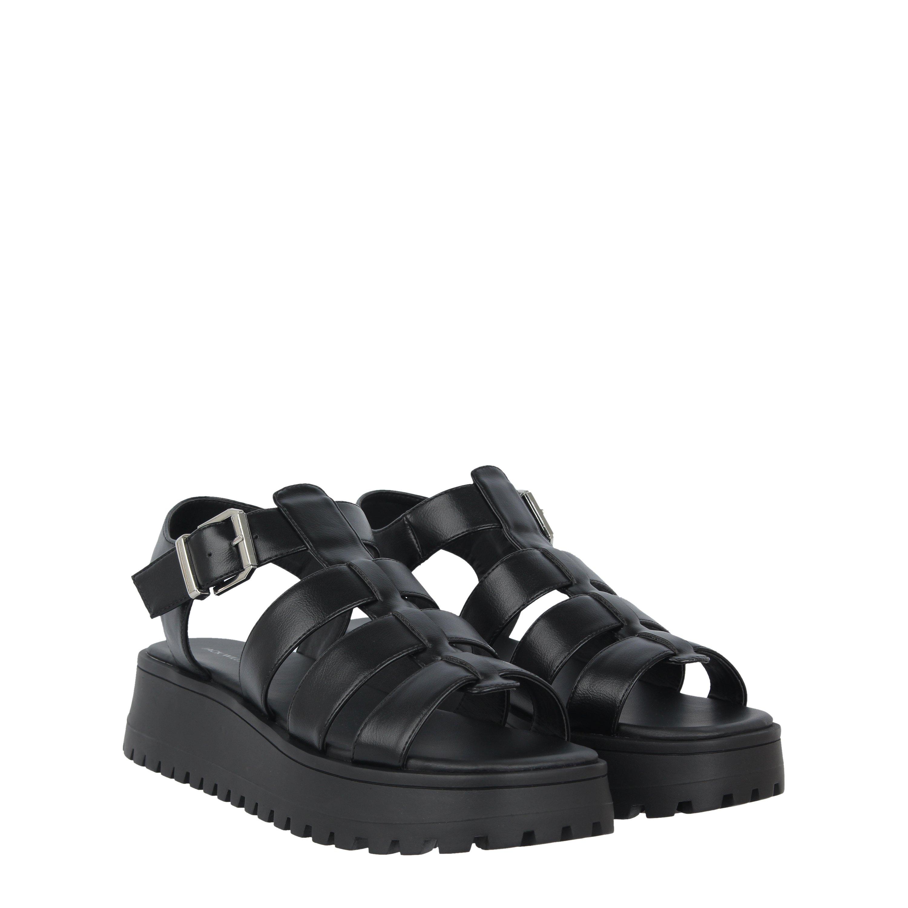 Zwart - Jack Wills - Gladiator Sandals Womens - 3
