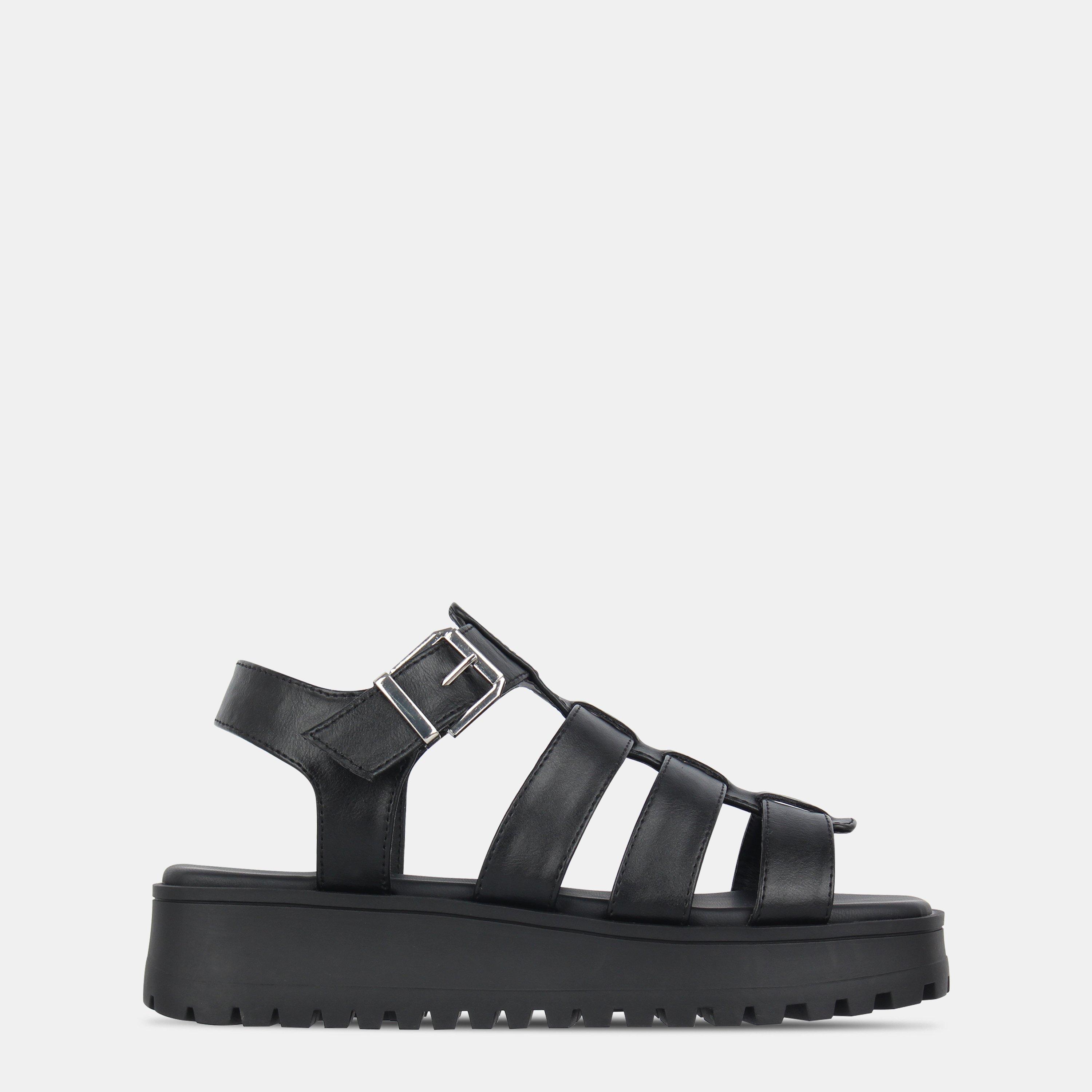 Jack Wills Women's Gladiator Sandals - Black - 6 (39)