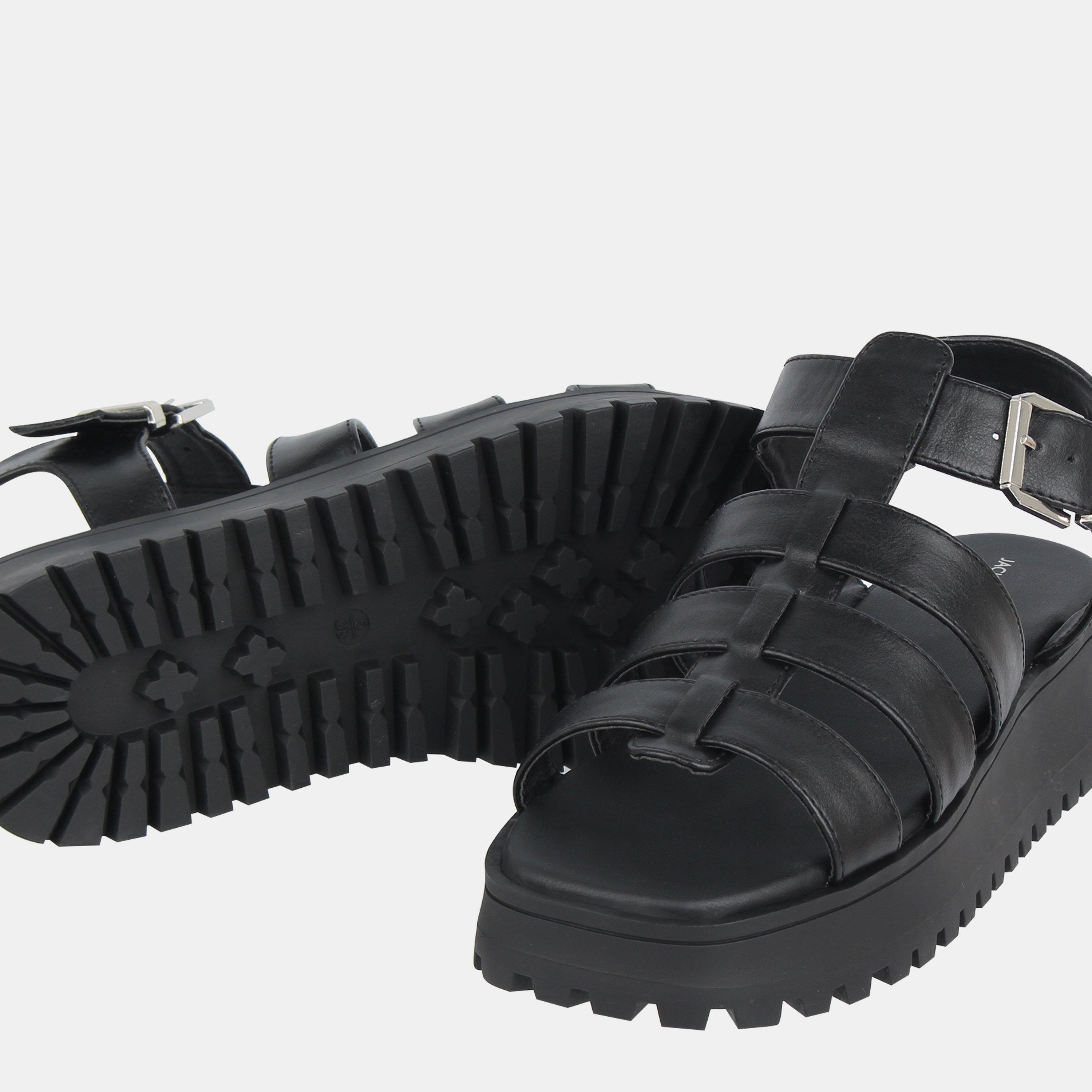 Black - Jack Wills - Gladiator Sandals Womens - 3