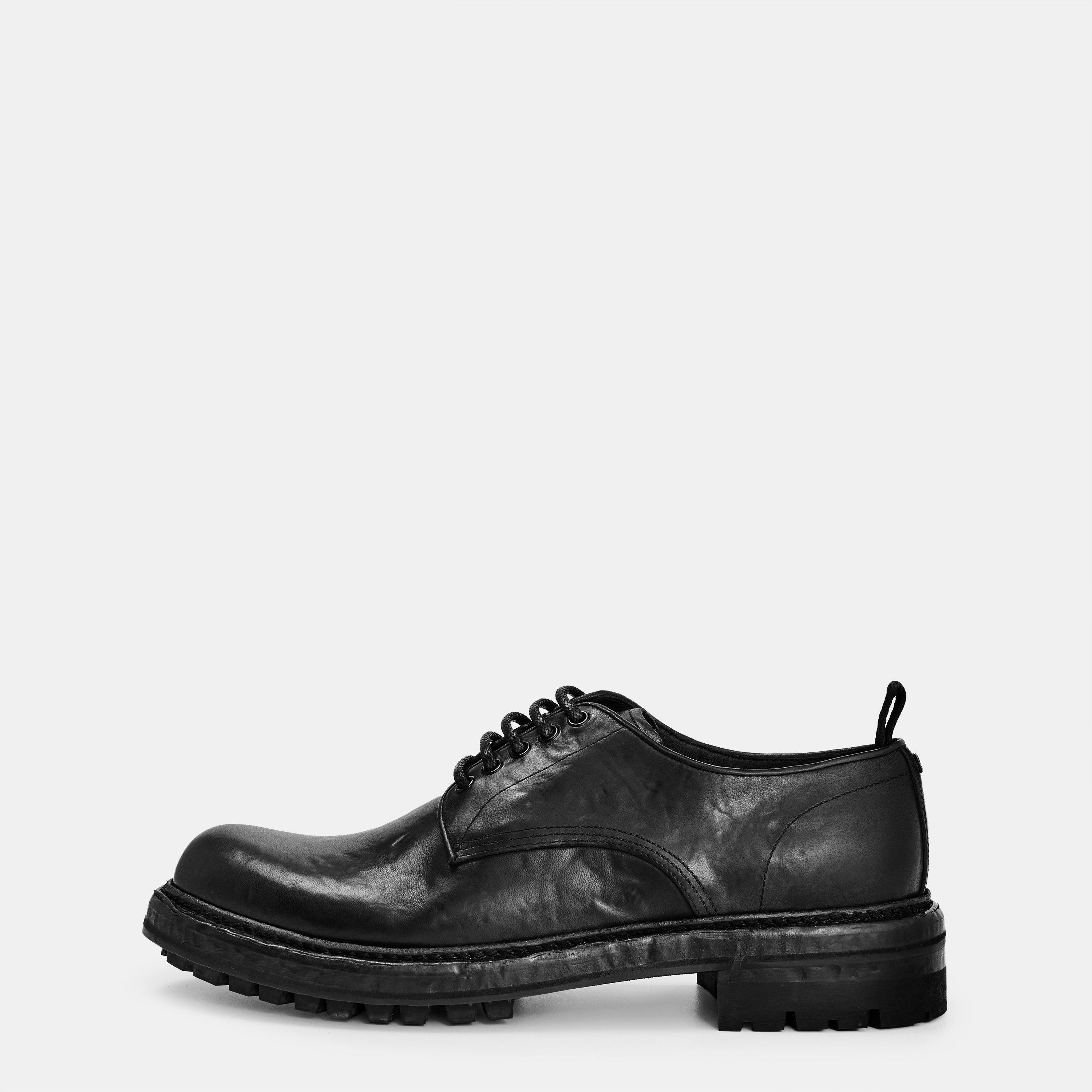 Nero - Dolce and Gabbana - Men's Derby Shoes - 2