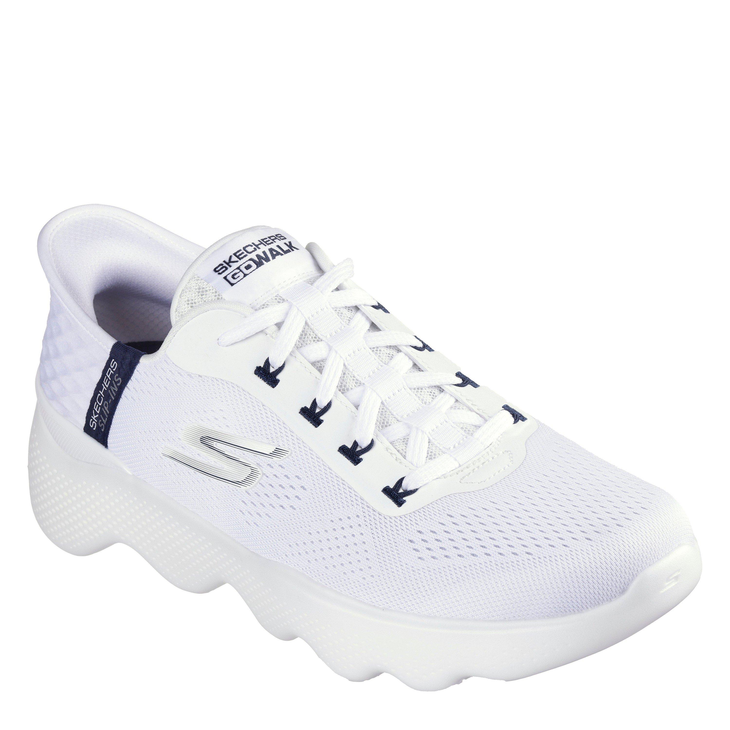 White Navy - Skechers - Slip-ins: GOwalk Massage Mens Shoes - 3