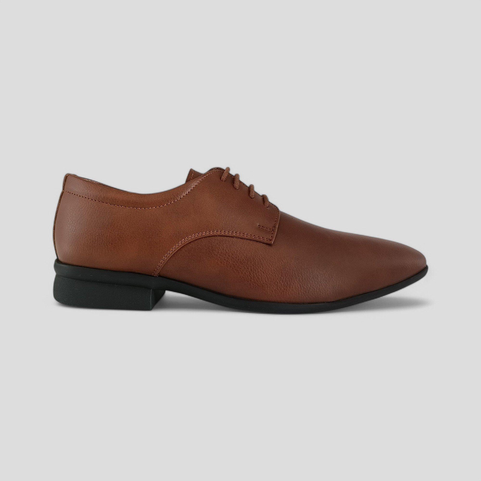 Brown - Firetrap - Men's Lace-Up Derby Shoes - 1