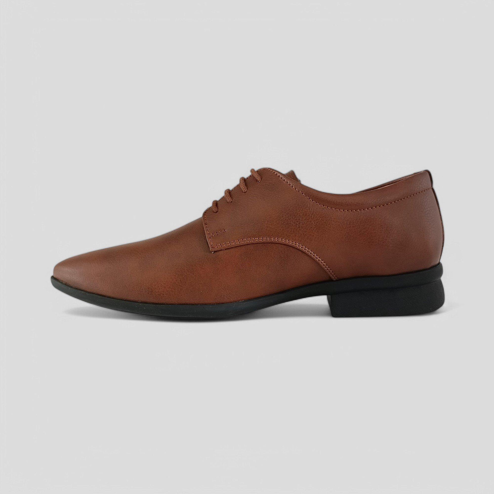 Castanho - Firetrap - Men's Lace-Up Derby Shoes - 2
