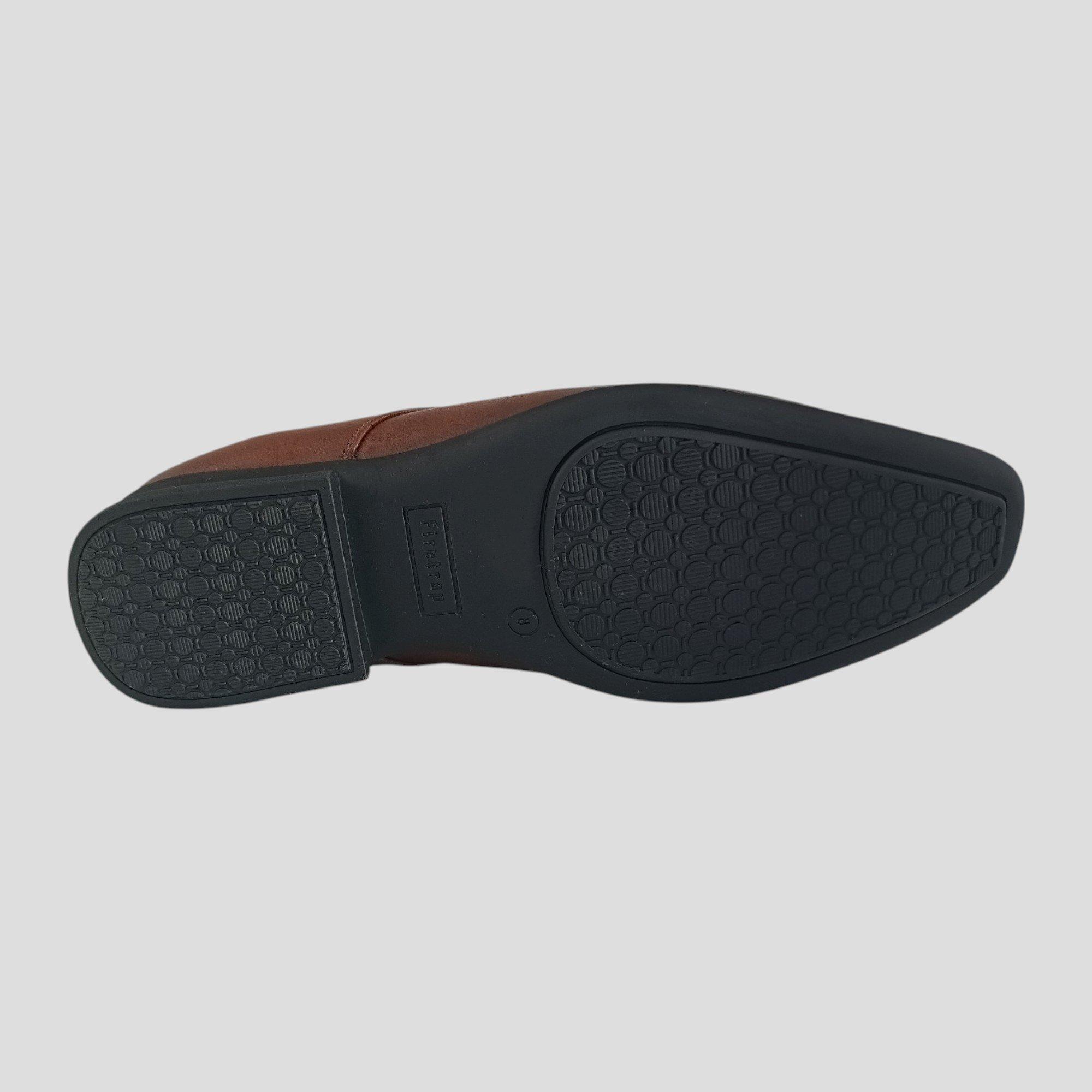 Castanho - Firetrap - Men's Lace-Up Derby Shoes - 6