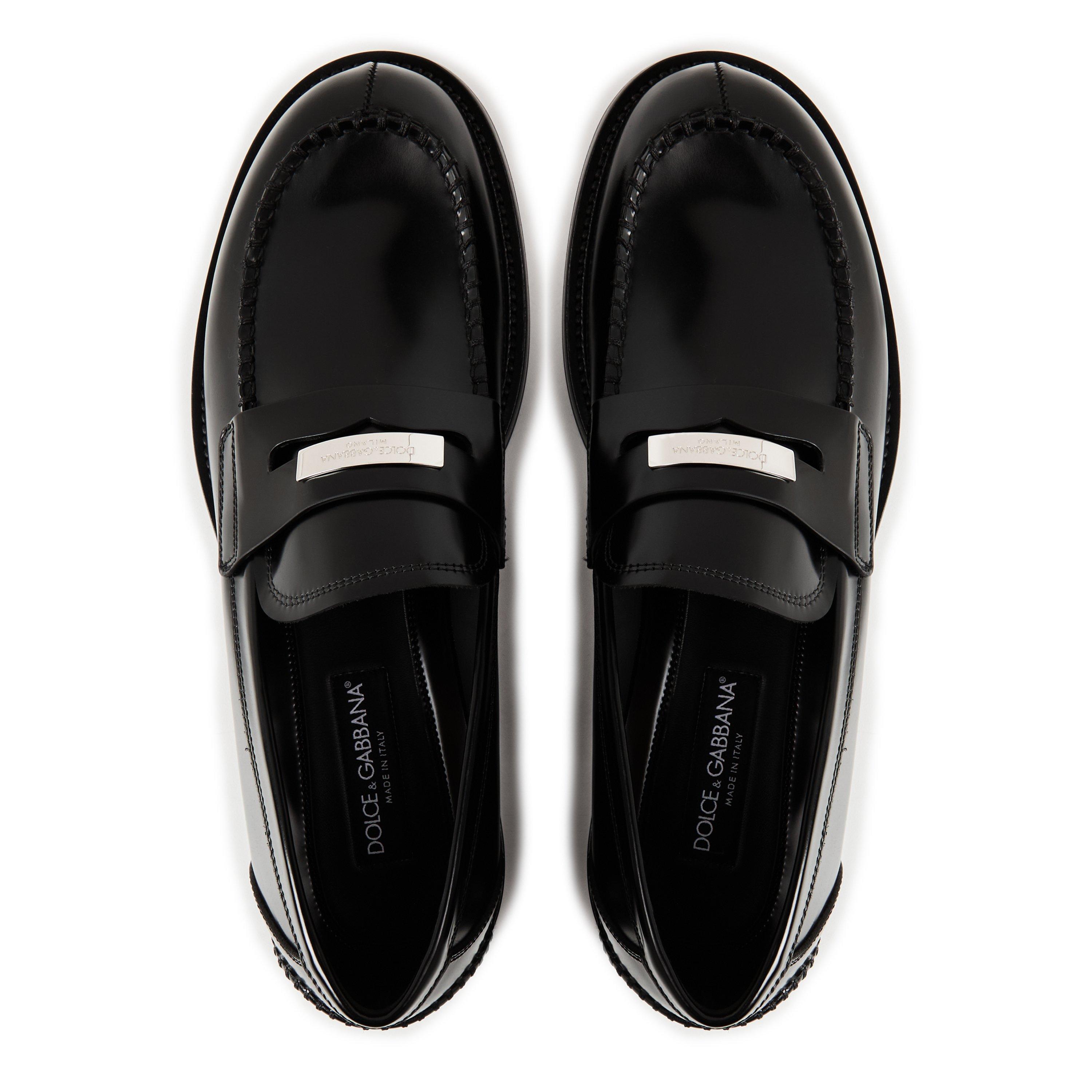 Black - Dolce and Gabbana - DG Derbies Stch Loaf Sn63 - 4
