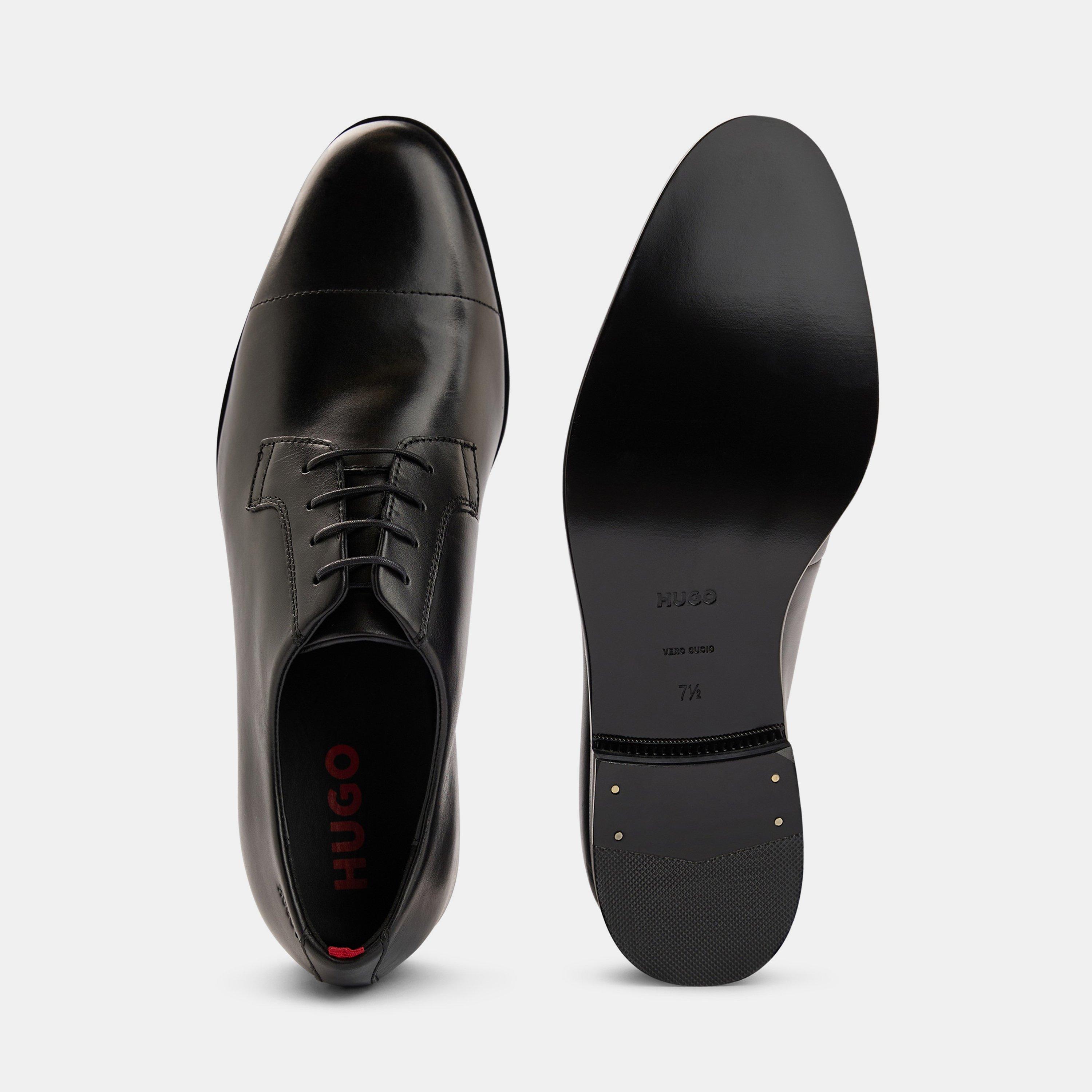 Black - Hugo - Men's Ruston Derby Shoes - 4