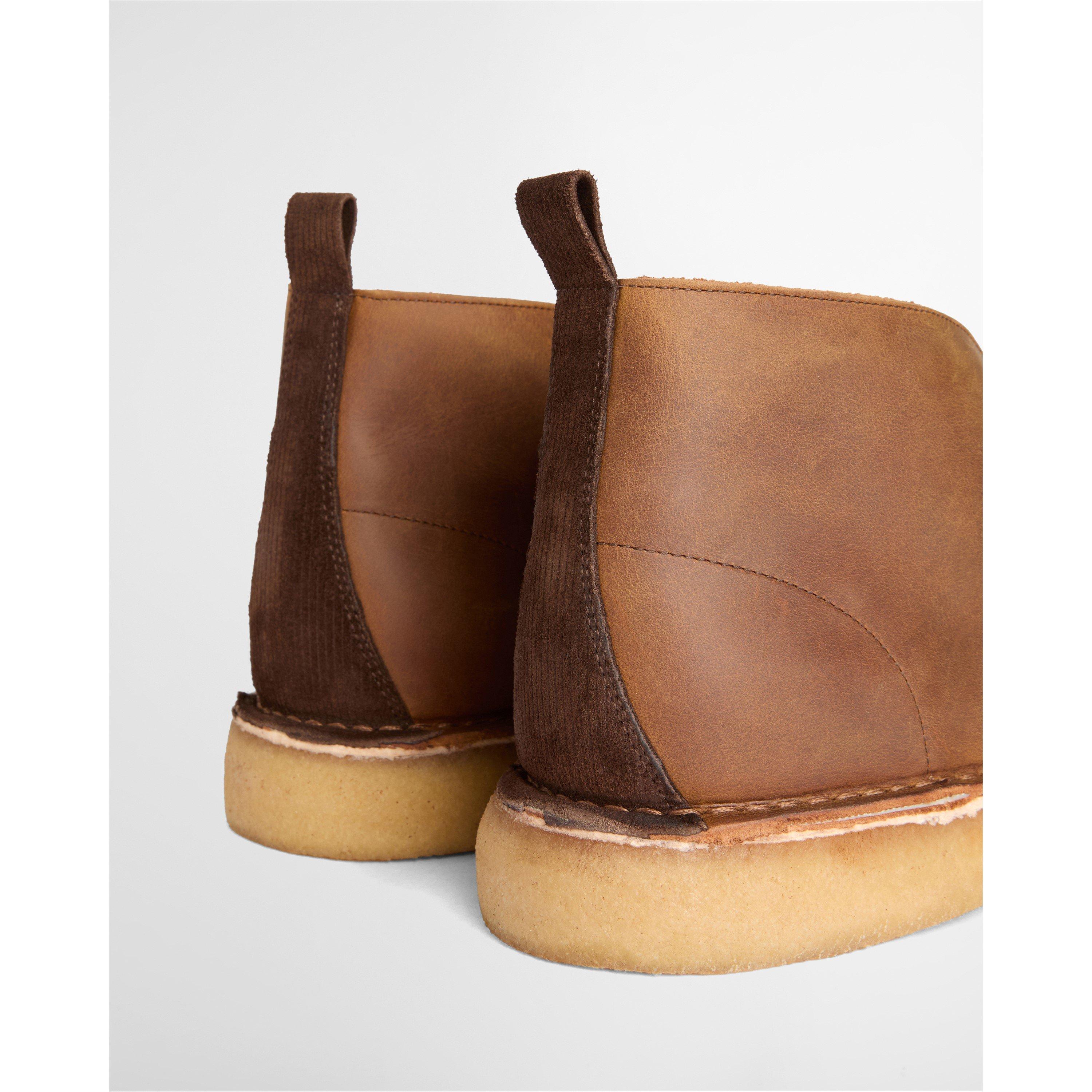 Brown Leather - Barbour - Men's Blakeley Leather Chukka Boots - 4