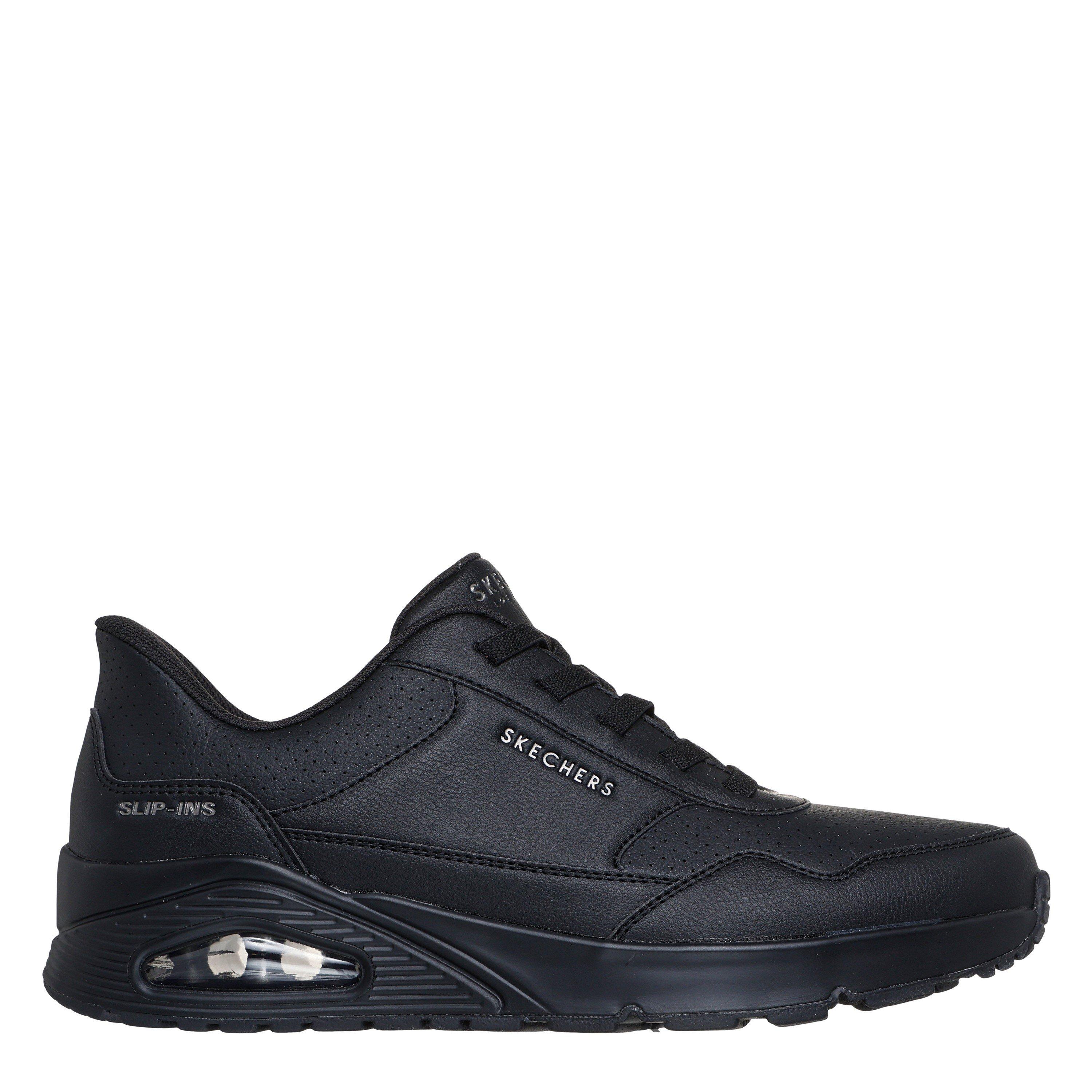 Skechers Men's Uno Banksia Luxe Shoes - Black - 7 (41)