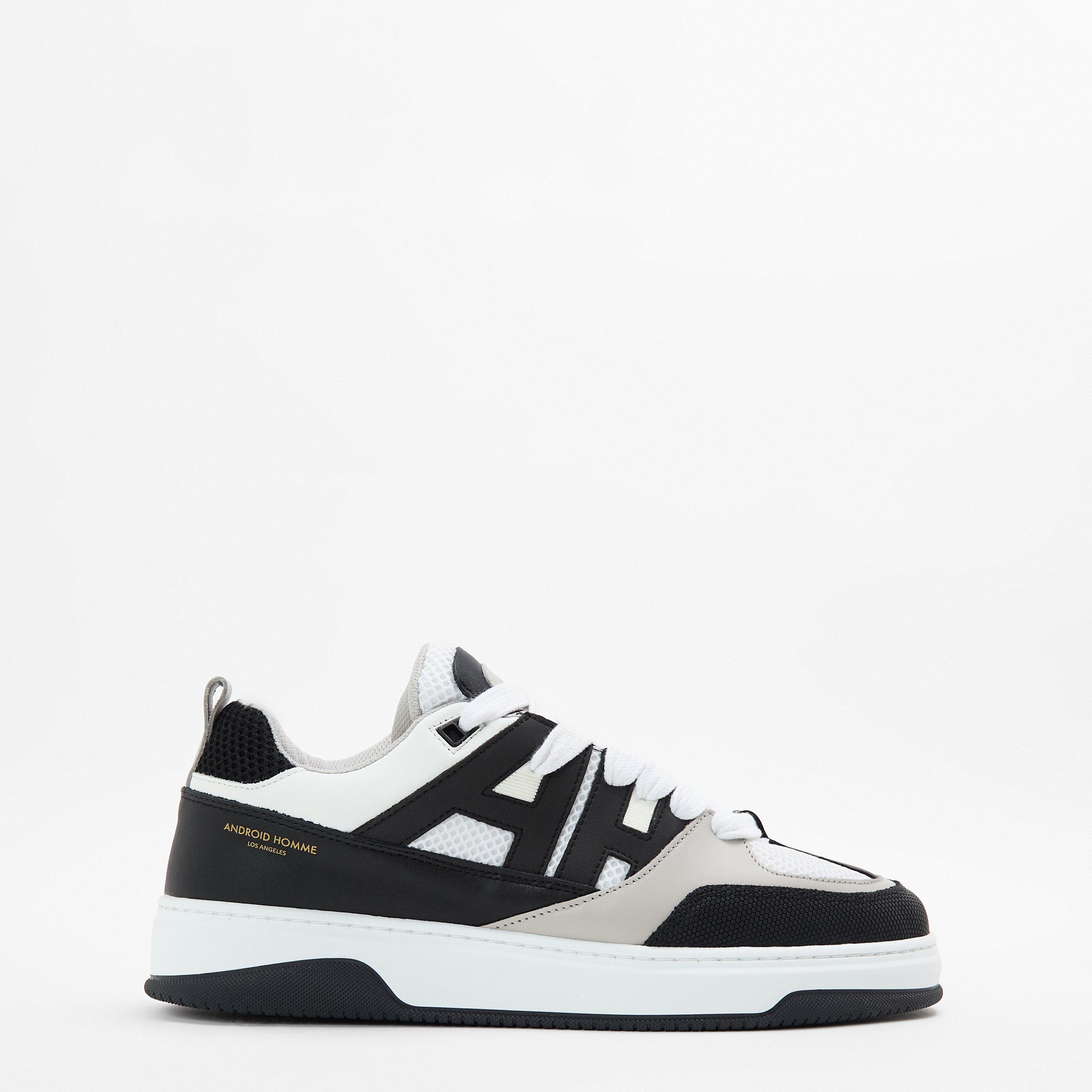 White/Black - Android Homme - Men's Skate Padded Chunky Trainers - 1