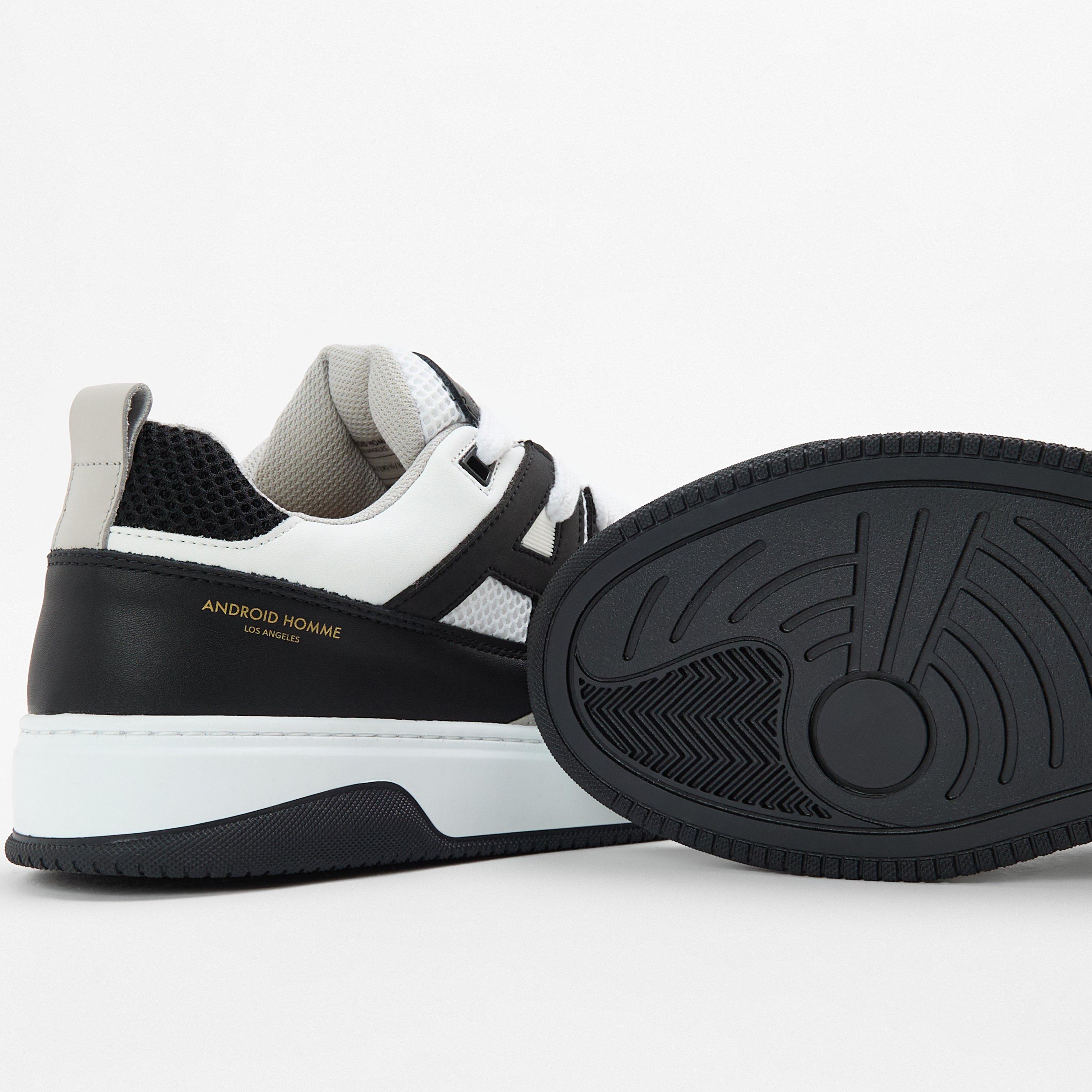 White/Black - Android Homme - Men's Skate Chunky Trainers - 4