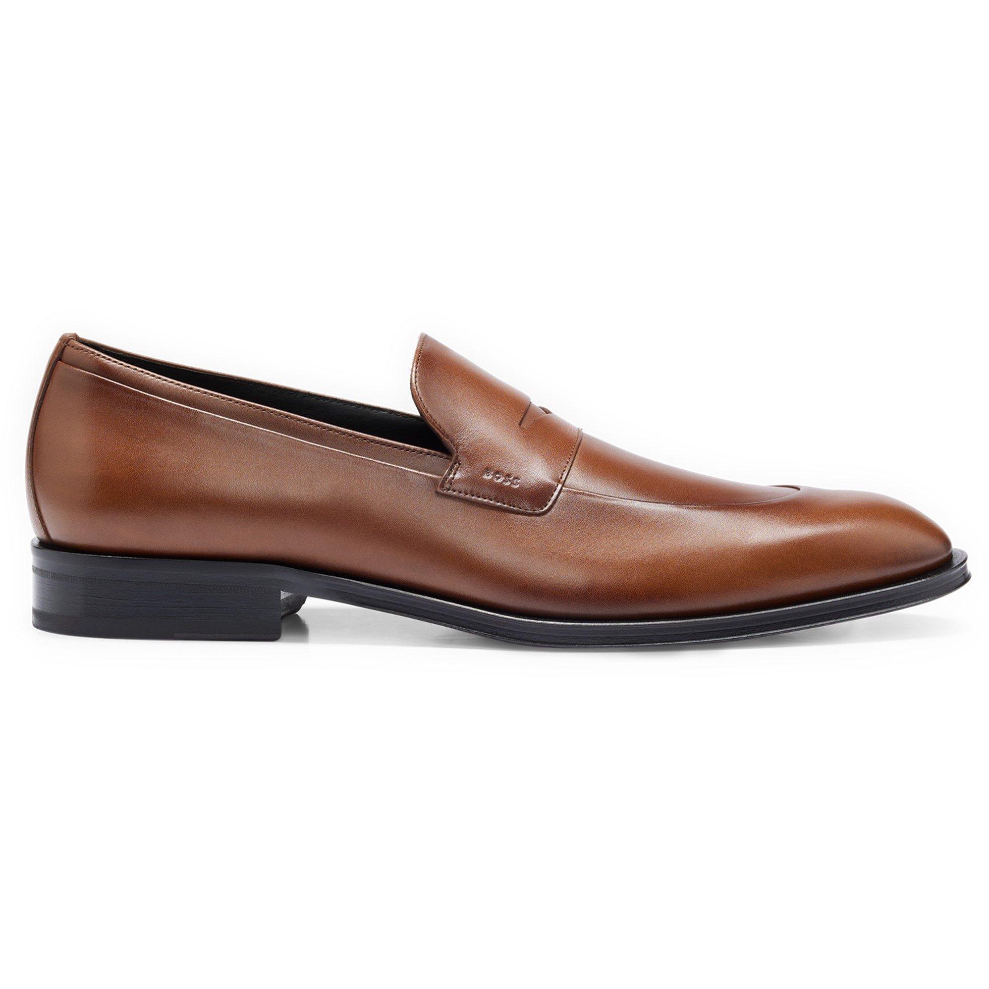 Medium Brown - Boss - Men's Derrek Loafers - 1