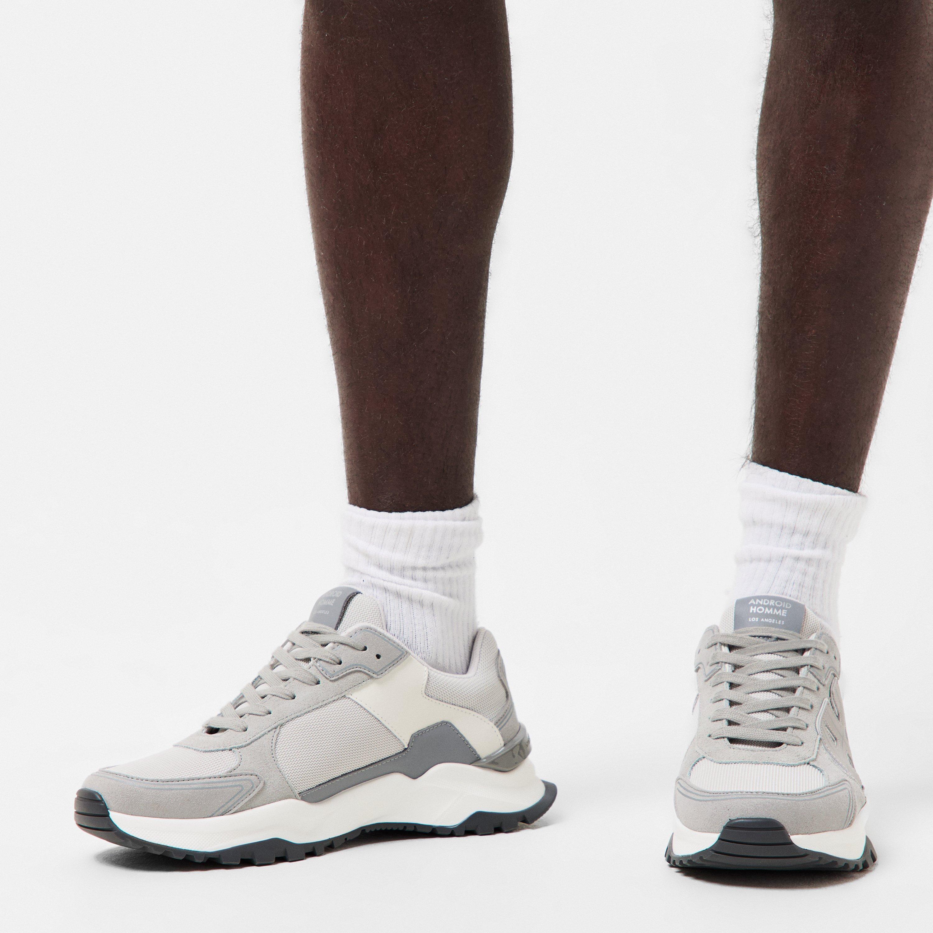 Light Grey - Android Homme - Men's Chunky Trainers - 3