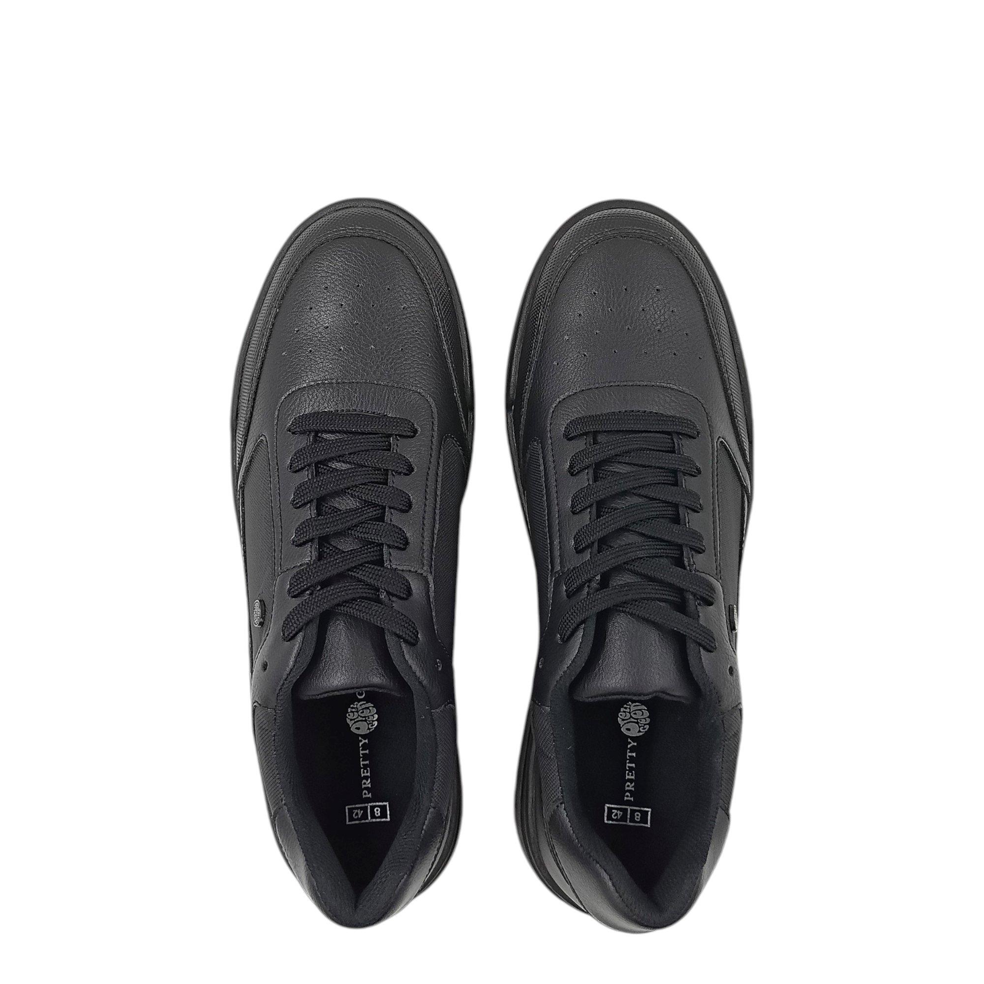 Black - Pretty Green - Mens Welwyn Moc Toe Formal Shoes - 5