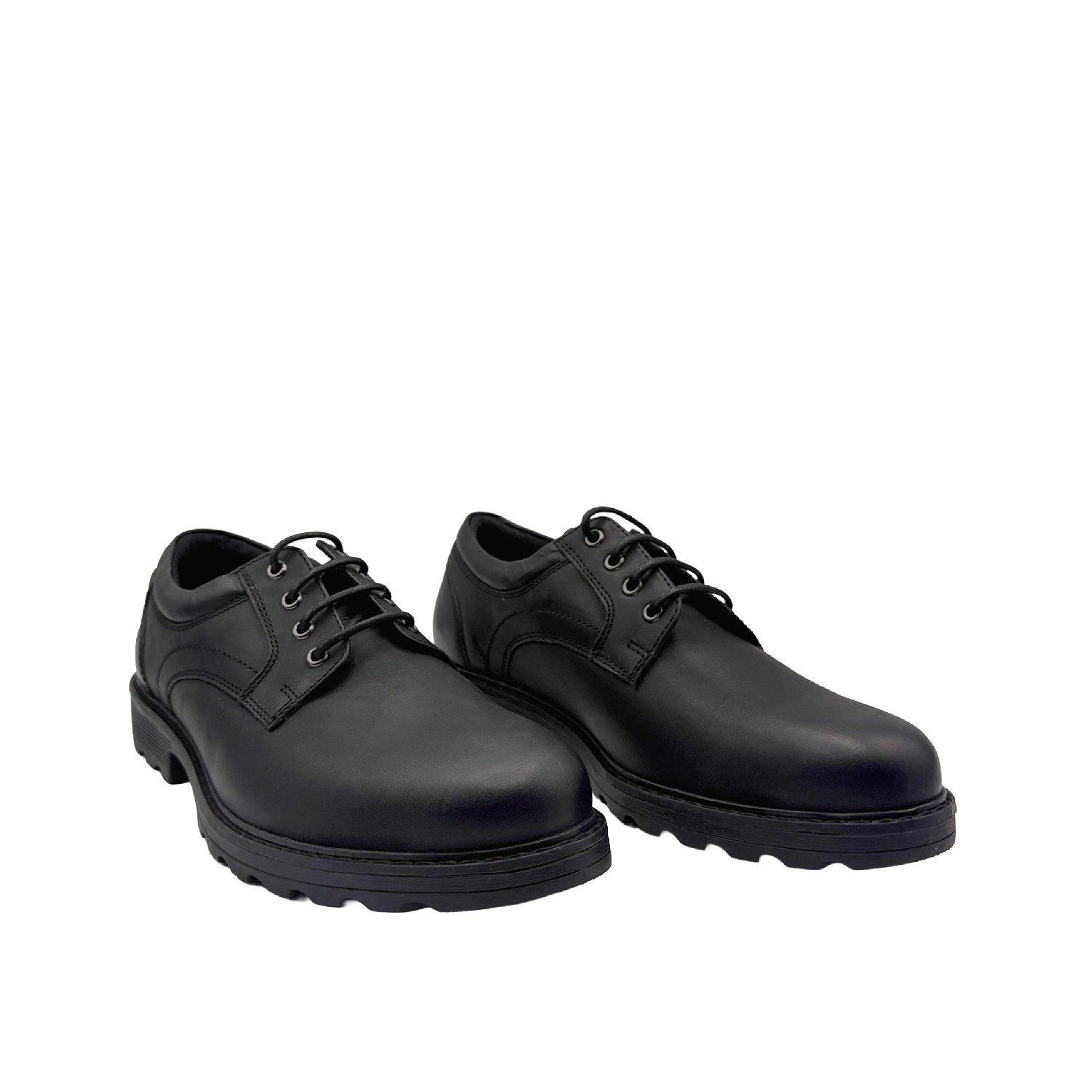 NEGRO - Rockport - Men's Marshall Plain Toe Derby Shoes - 4