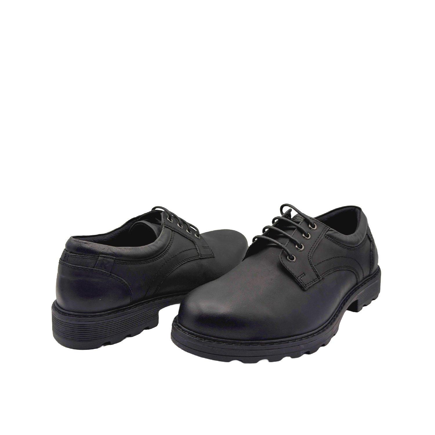 NEGRO - Rockport - Men's Marshall Plain Toe Derby Shoes - 5