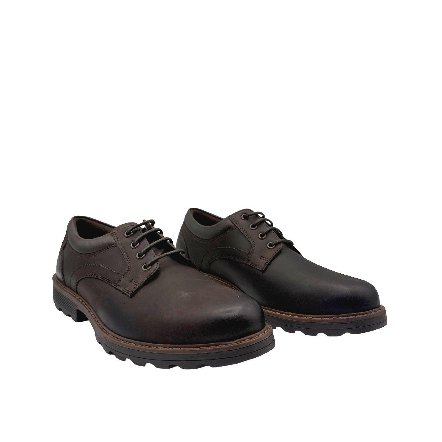 BRUIN - Rockport - Men's Marshall Plain Toe Derby Shoes - 4