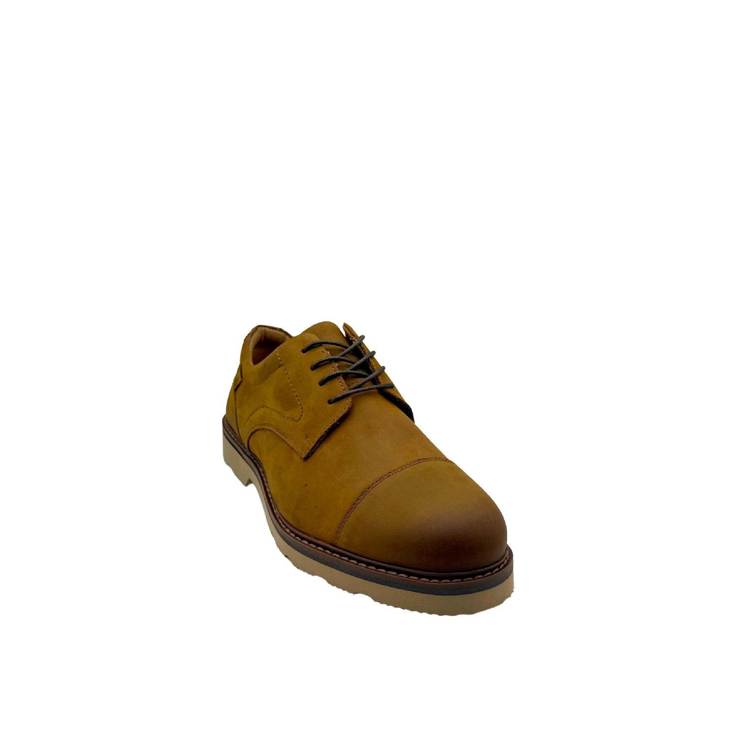 TAN - Rockport - Men's Charlee Toe Cap Derby Shoes - 2