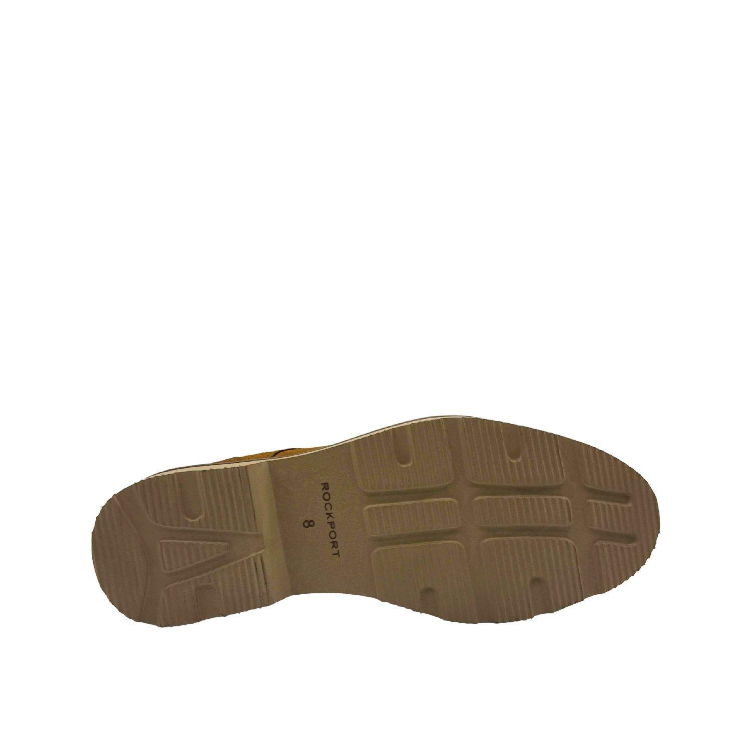 TAN - Rockport - Men's Charlee Toe Cap Derby Shoes - 6