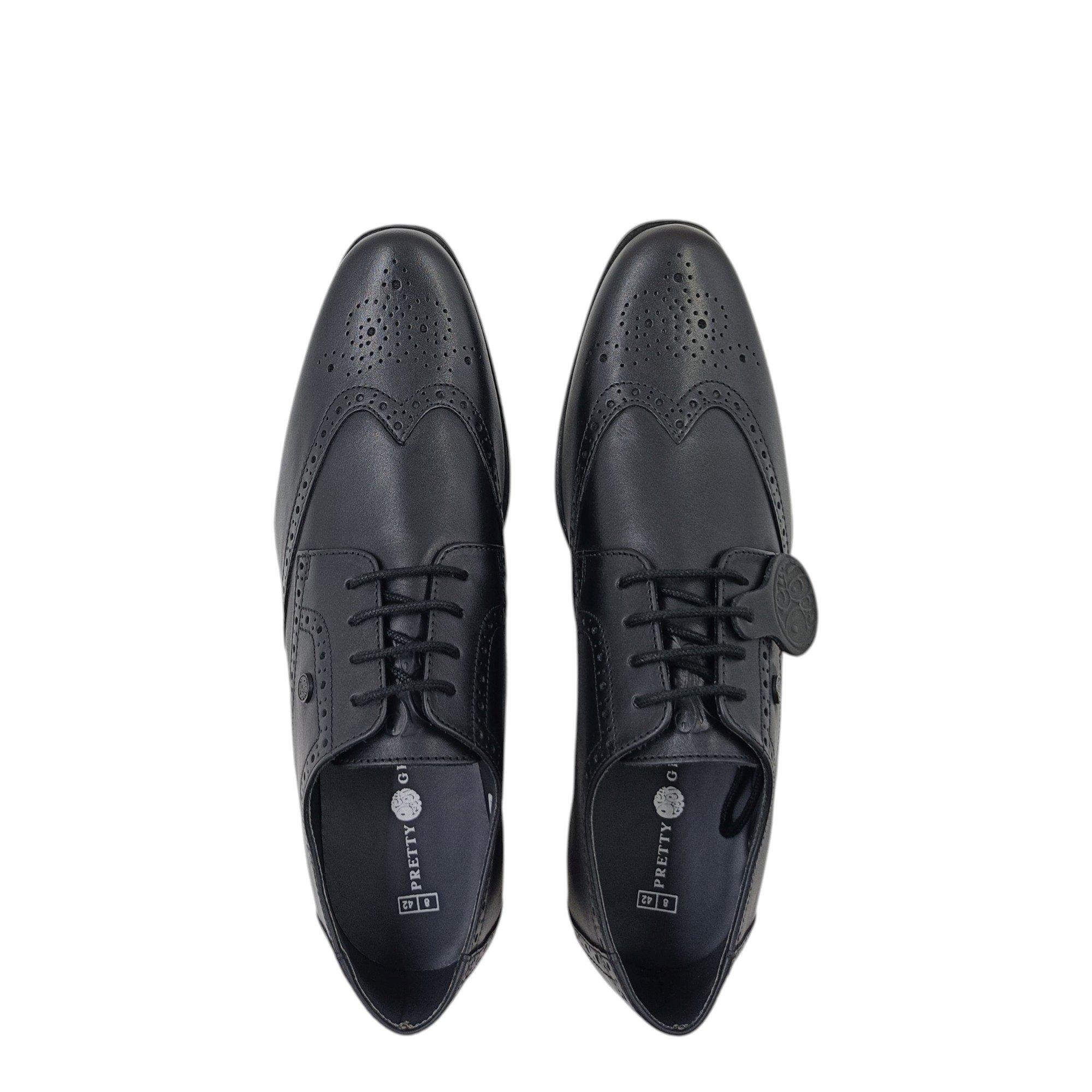 Black - Pretty Green - Brogues - 5