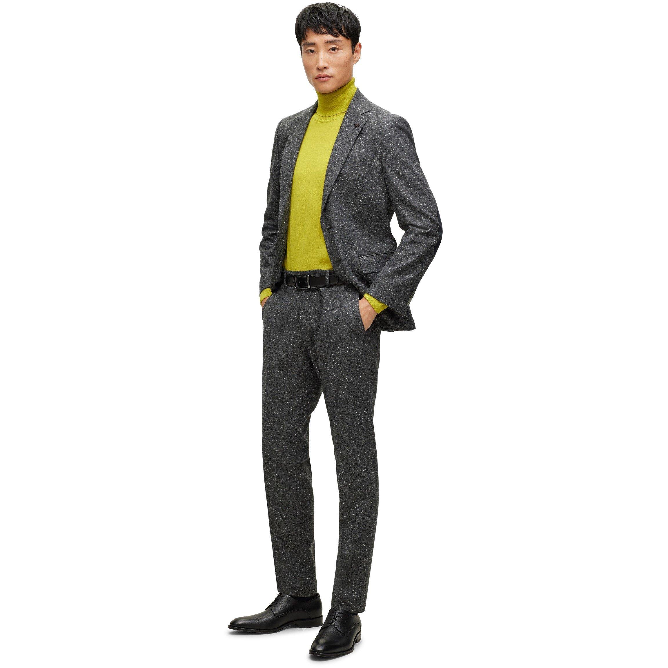 Black - Boss - Men's Derrek Grlt Derby Shoes - 2