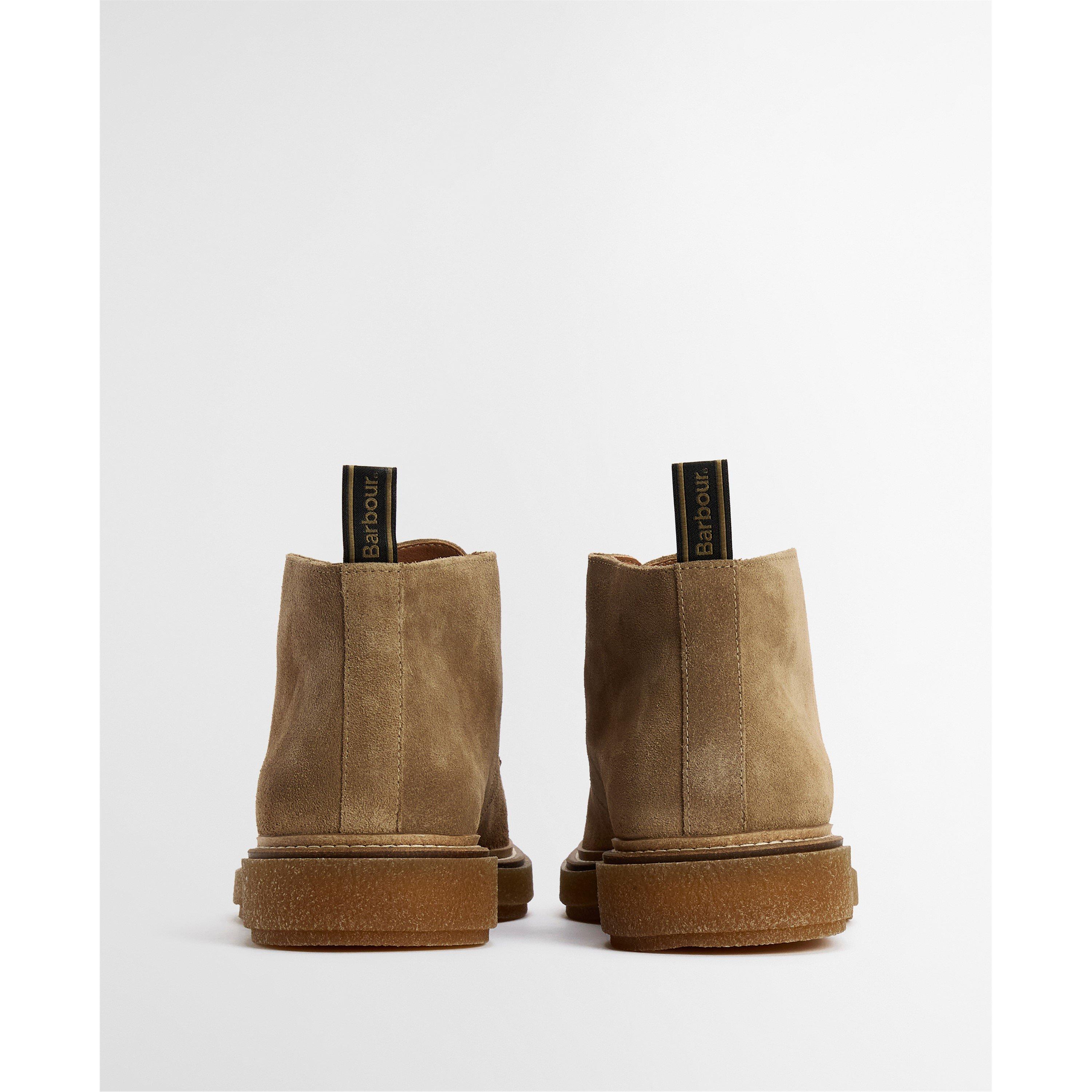 BE31 Taupe - Barbour - Mens Blaine Chukka Boots - 3