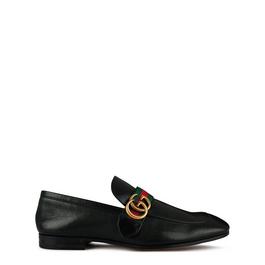 Gucci Donnie Gg Leather Loafers