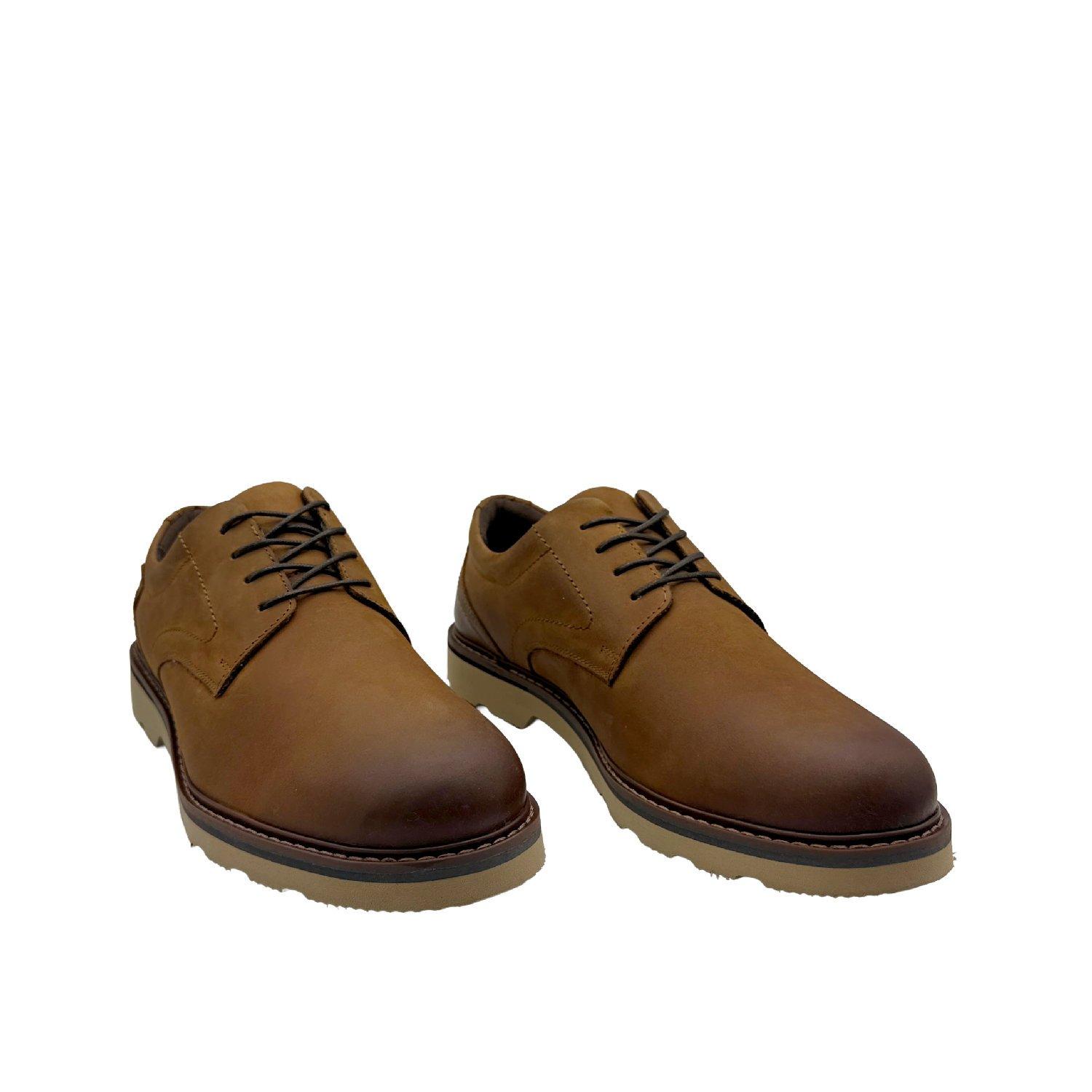 BROWN - Rockport - Men's Charlee Derby Shoes - 4