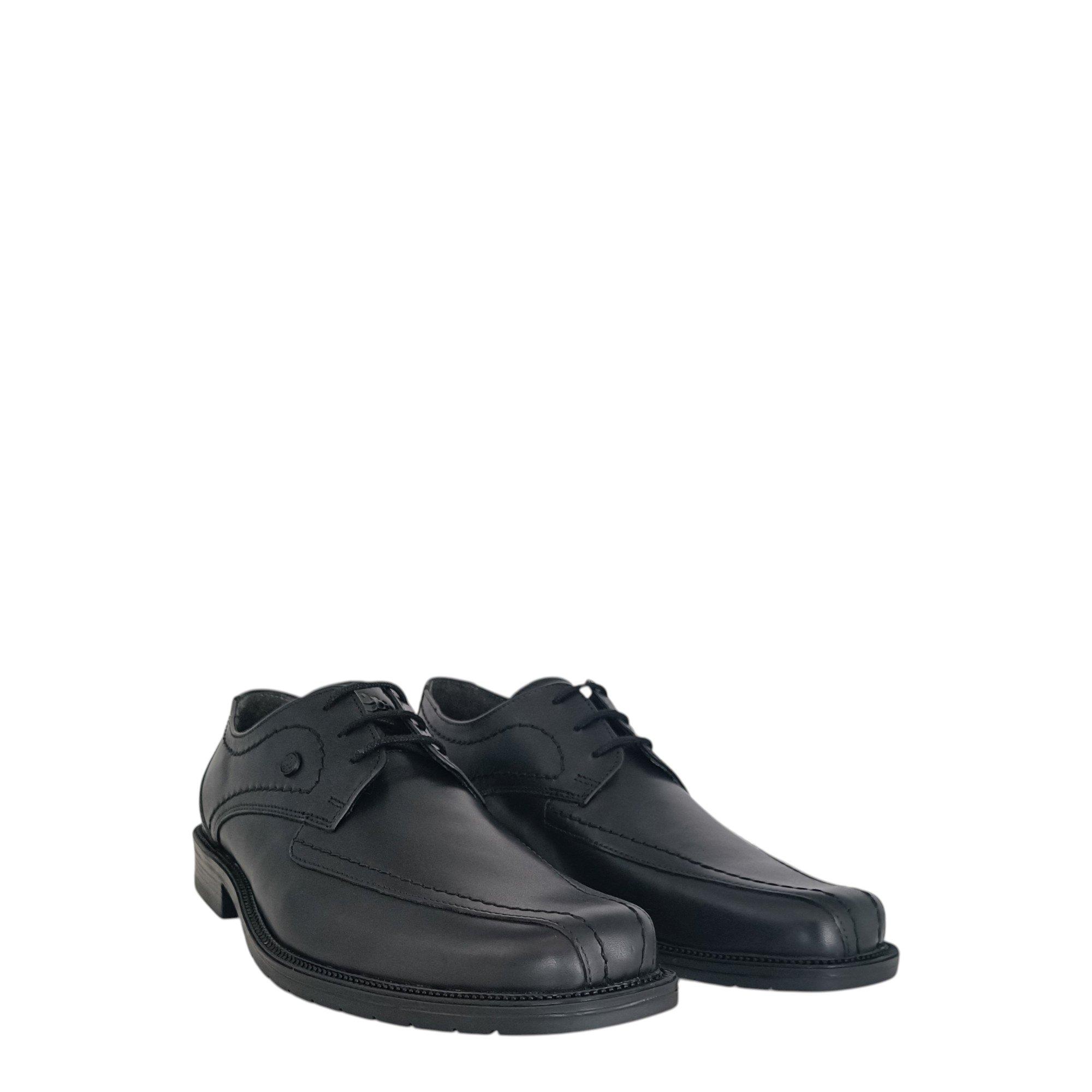 Schwarz - Pretty Green - Glinton Lace Moc Toe Formal Shoes - 3