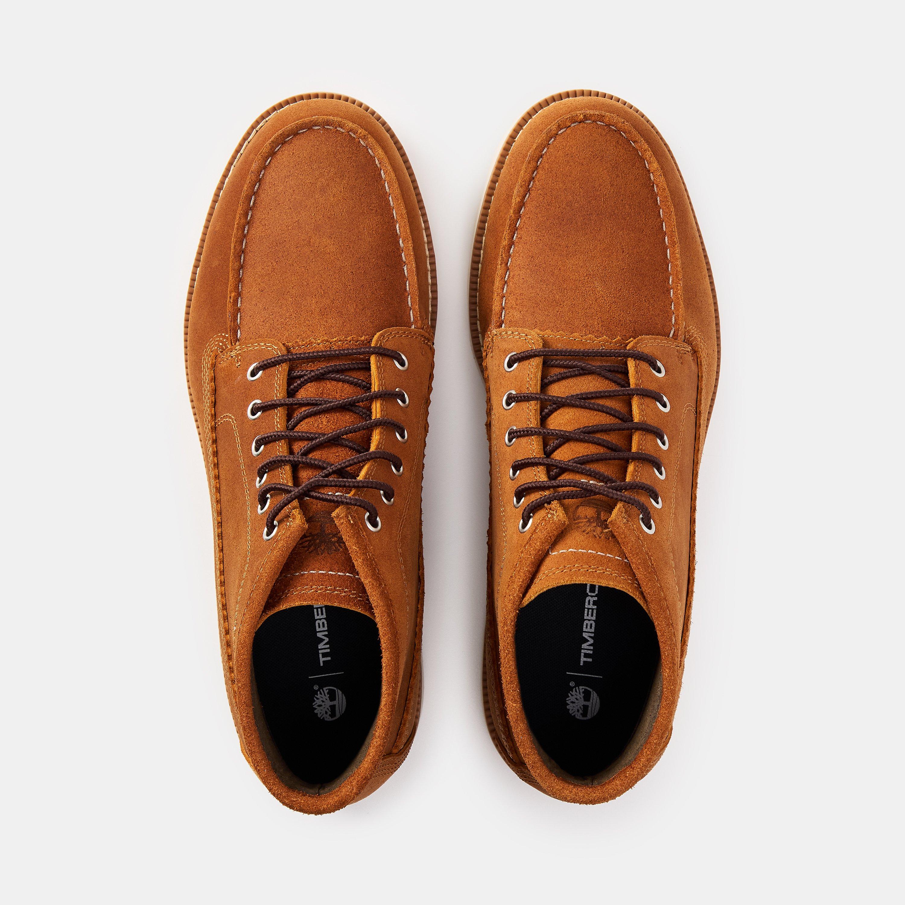 Rust Suede - Timberland - Men's Timberland Britton Mills Chukka Boots - 5