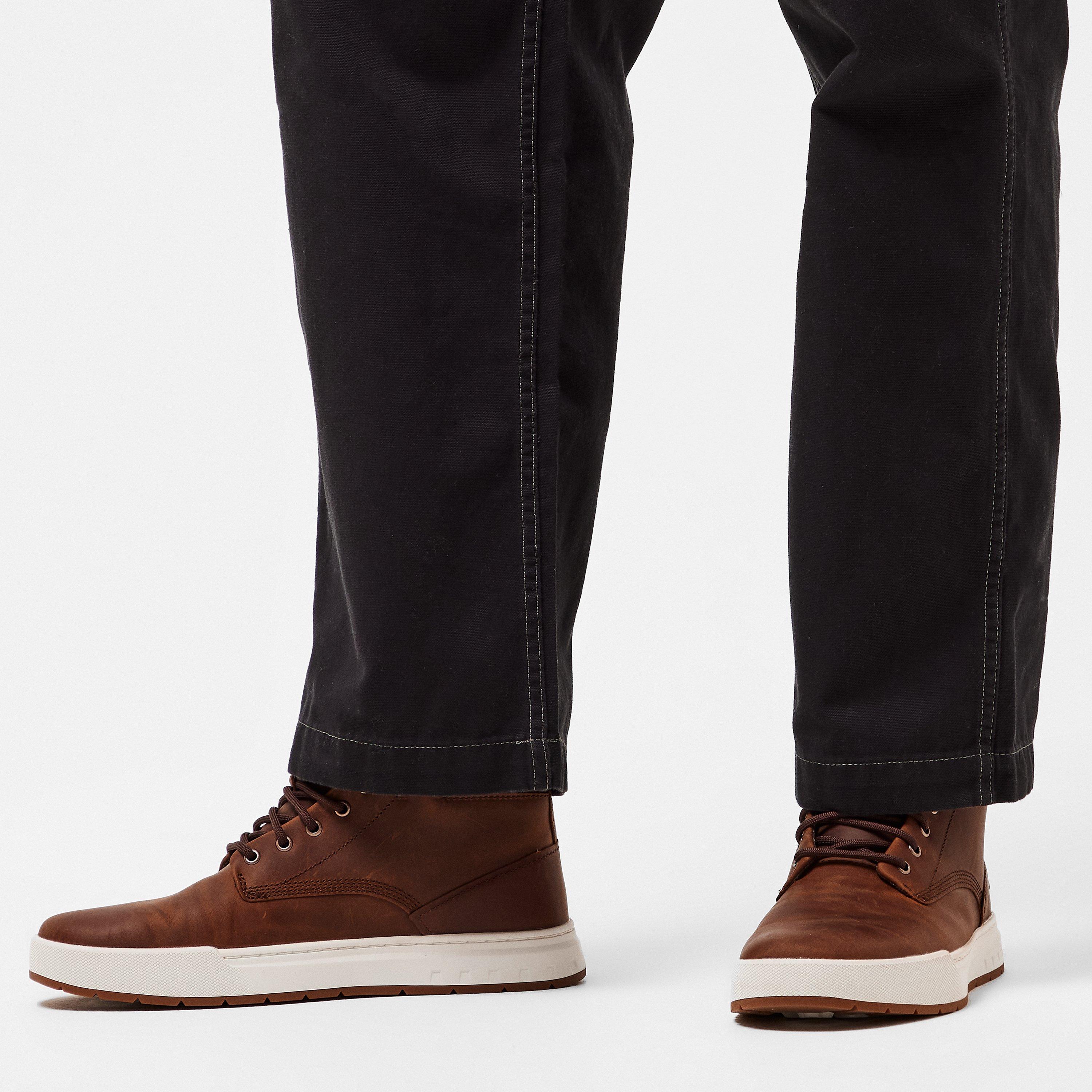 Med Brown - Timberland - Men's Timberland Maple Grove Mid Chukka Boots - 3